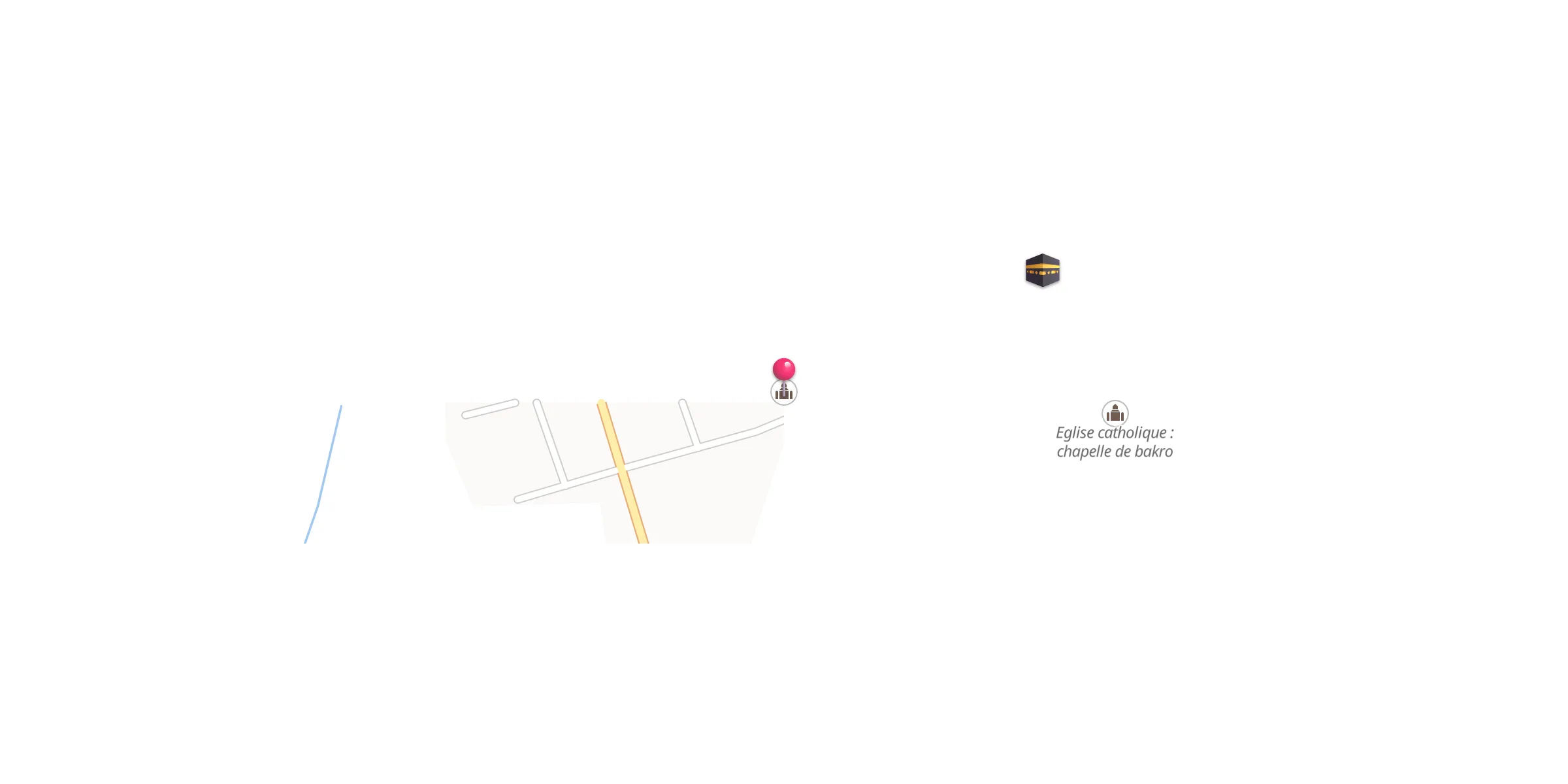 Carte de localisation : Mosquée