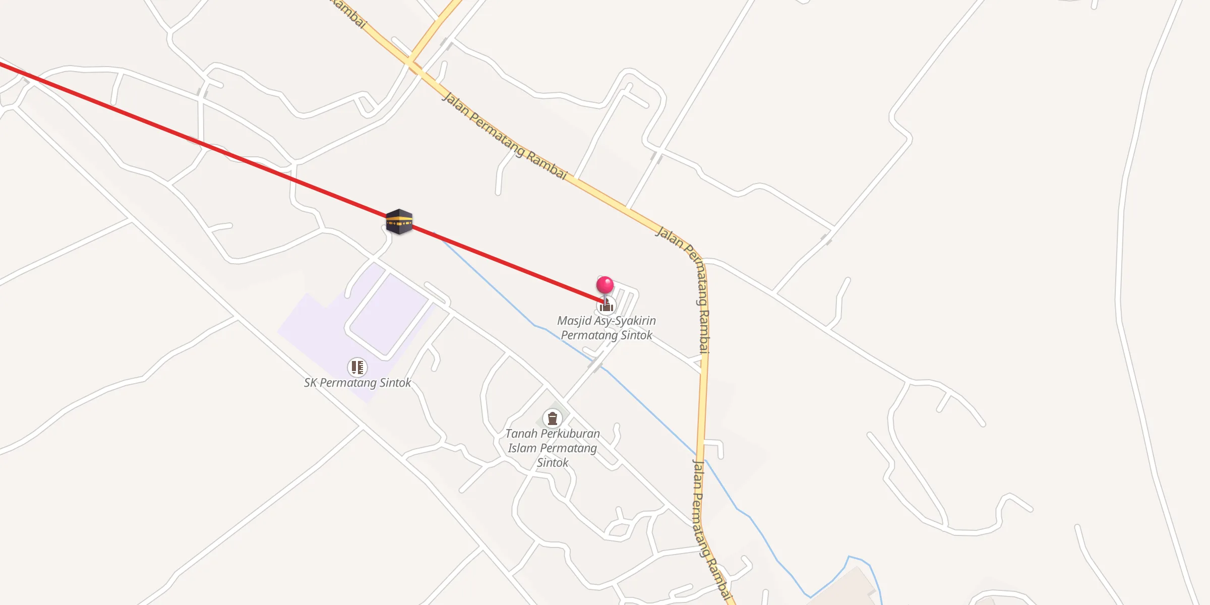 Carte de localisation : Masjid Asy-Syakirin Permatang Sintok
