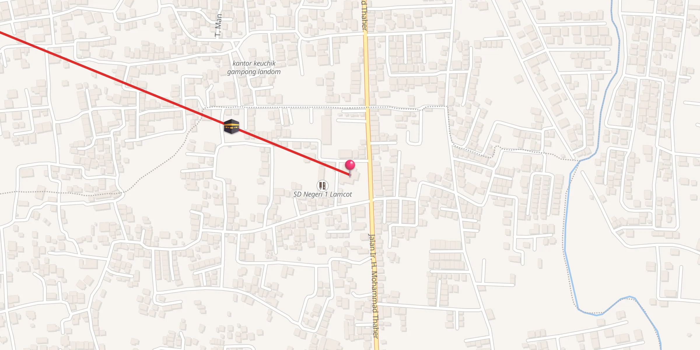 Carte de localisation : Masjid At-thahirah