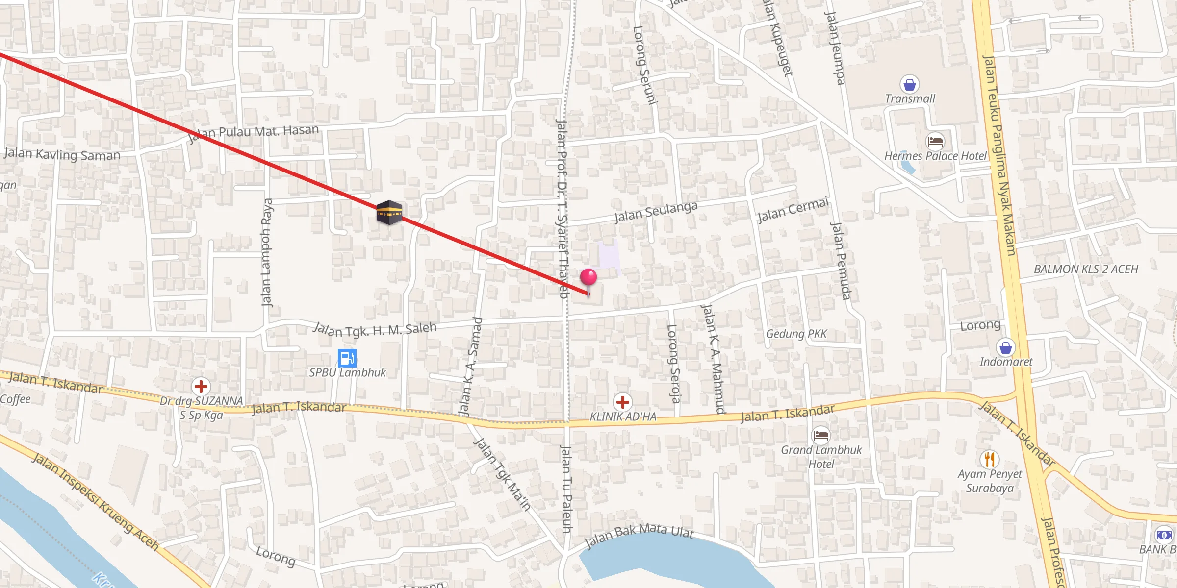 Carte de localisation : Masjid Al Ishlahiyah