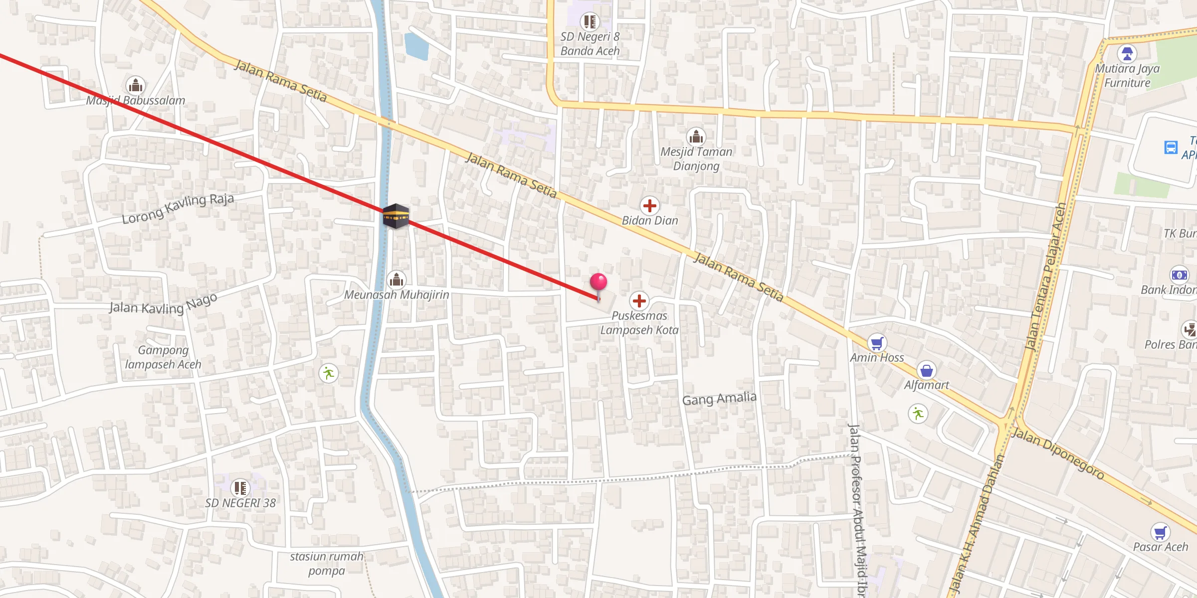Carte de localisation : Masjid BANI SALIM