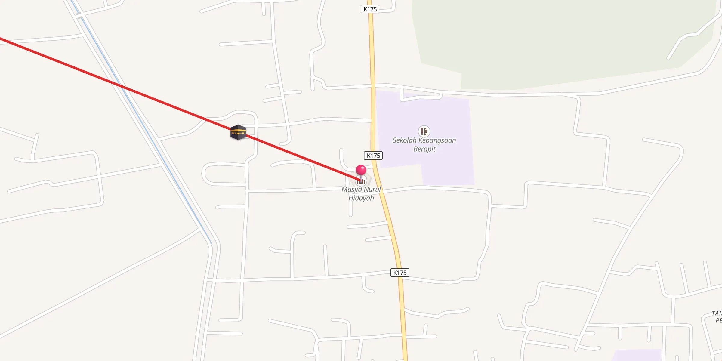 Carte de localisation : Masjid Nurul Hidayah