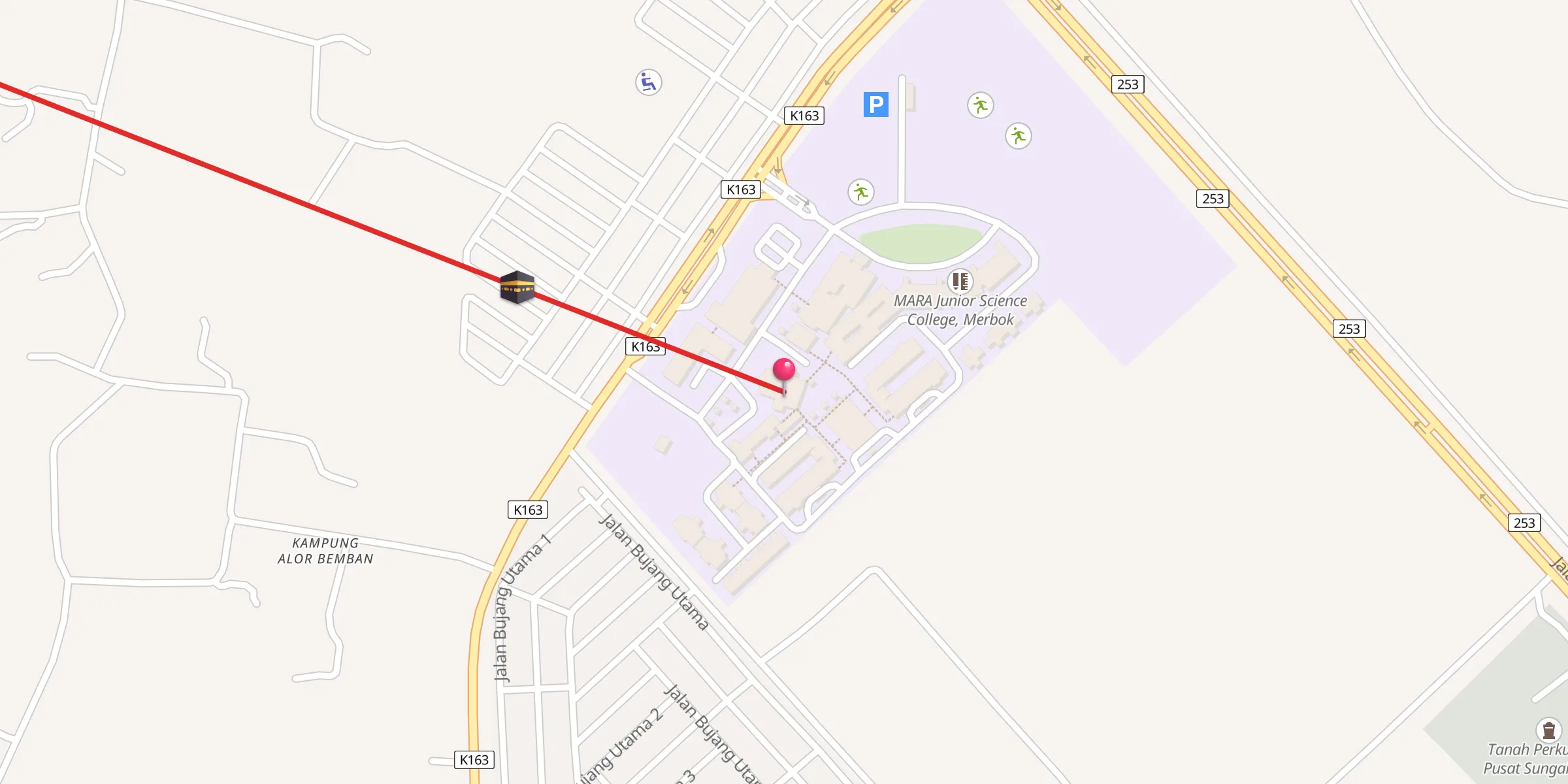 Carte de localisation : Surau