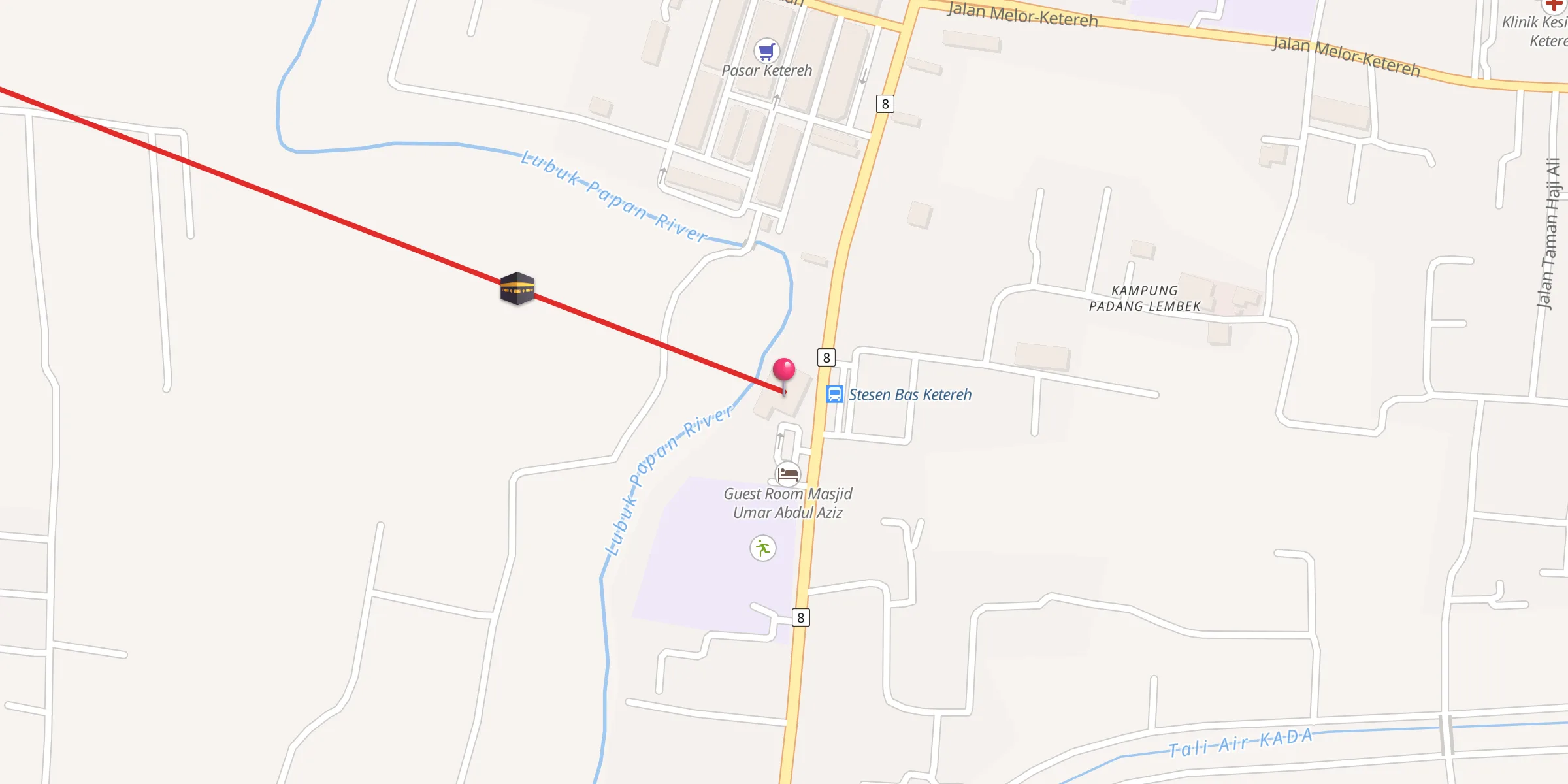 Carte de localisation : Masjid Umar Abdul Aziz