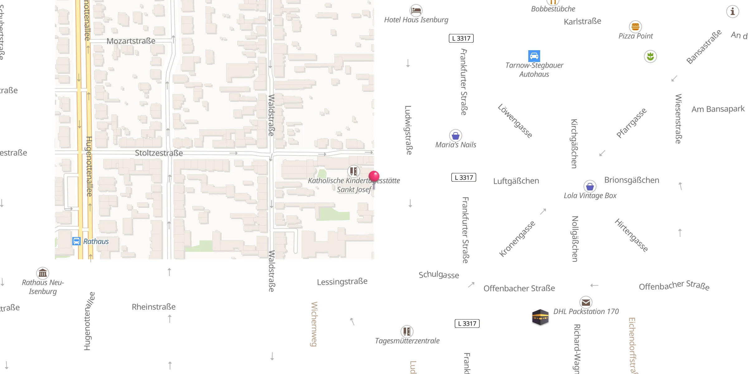 Carte de localisation : Islamischer Kulturverein in Neu-Isenburg e. V.