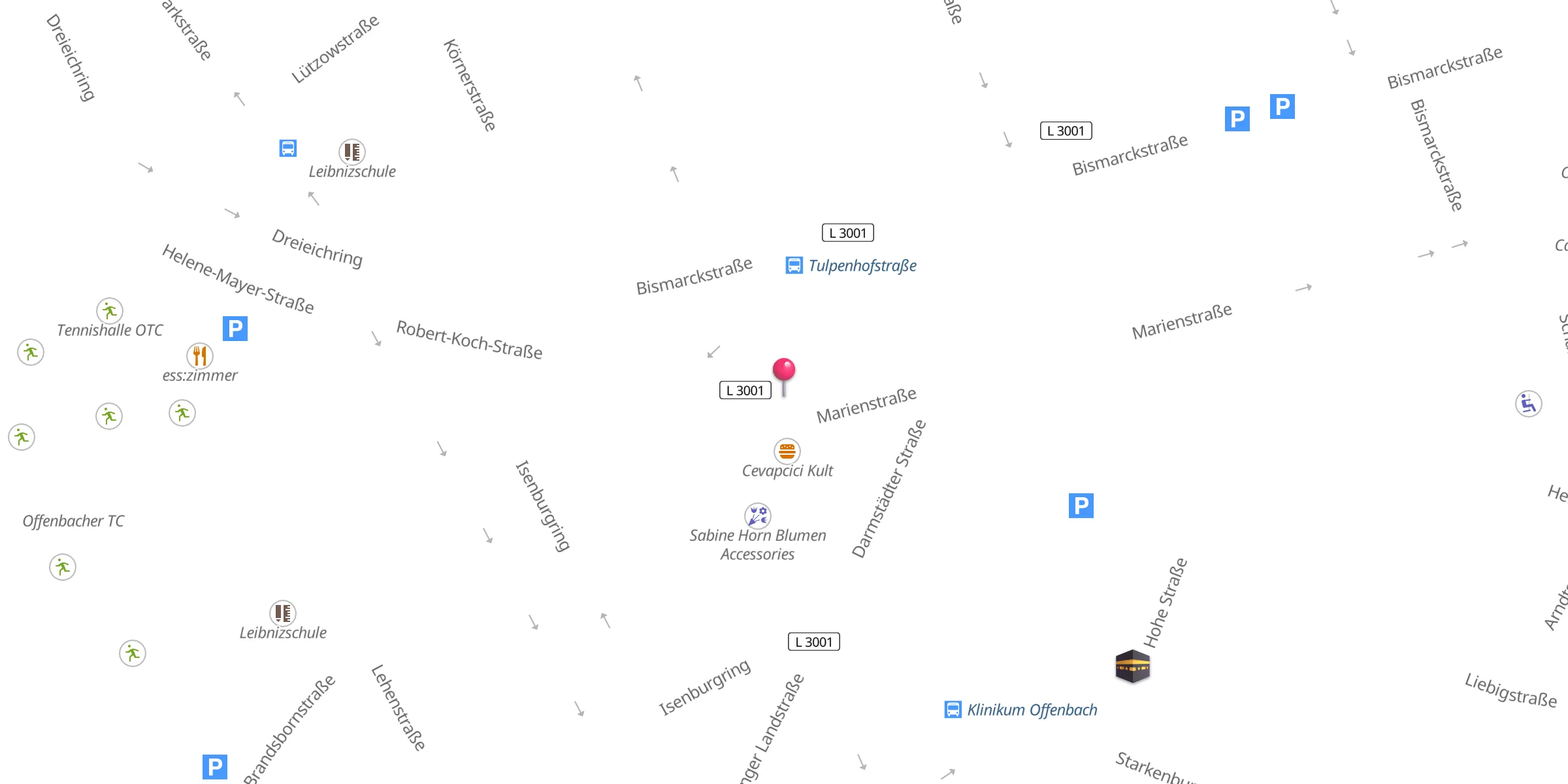 Carte de localisation : Camii Offenbach