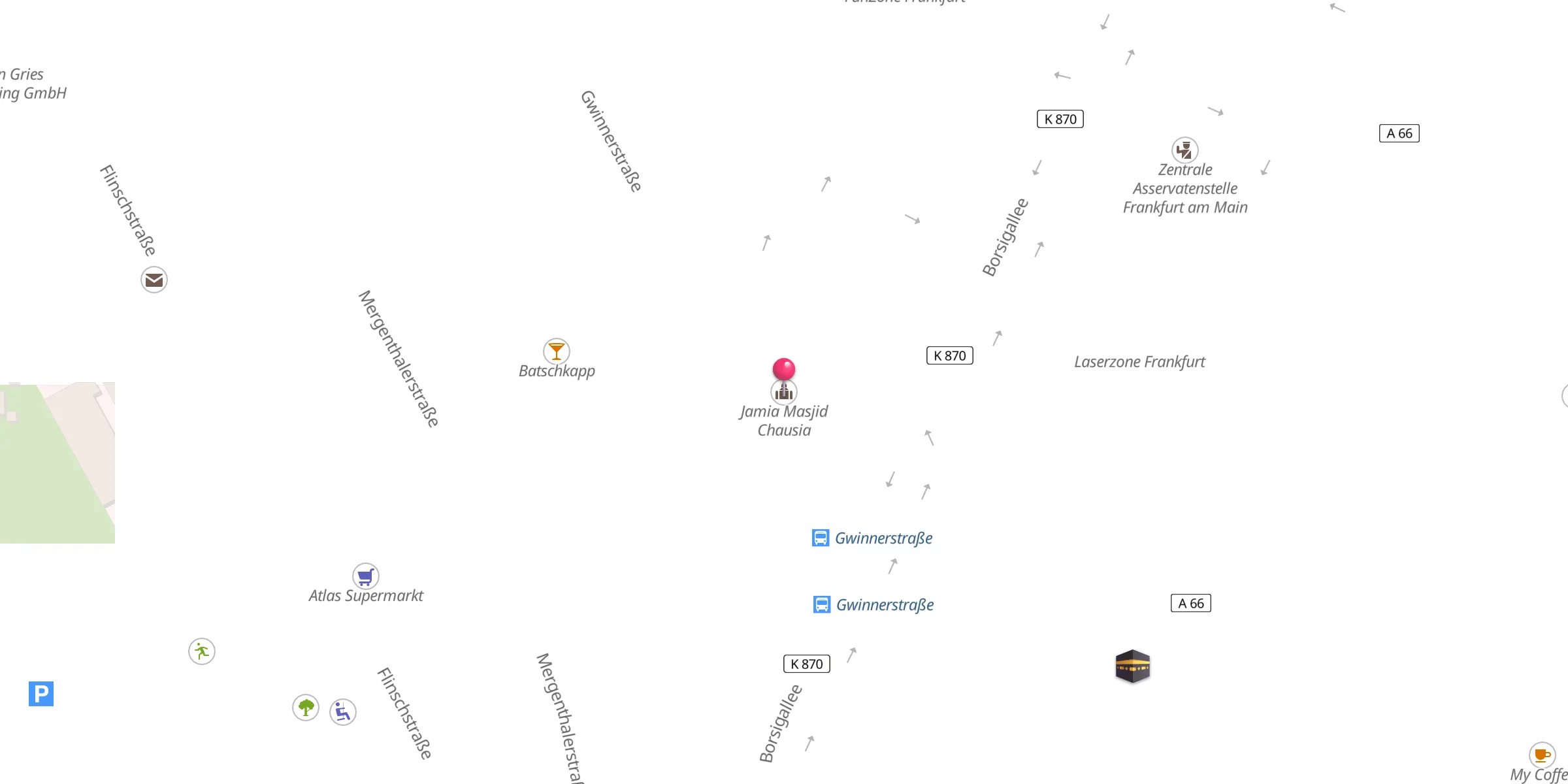 Carte de localisation : Jamia Masjid Chausia