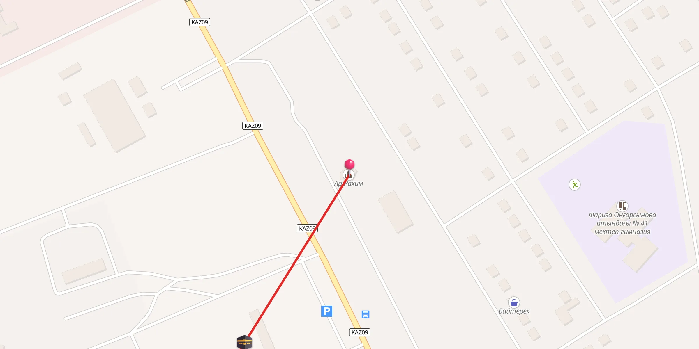 Carte de localisation : Ар-Рахим