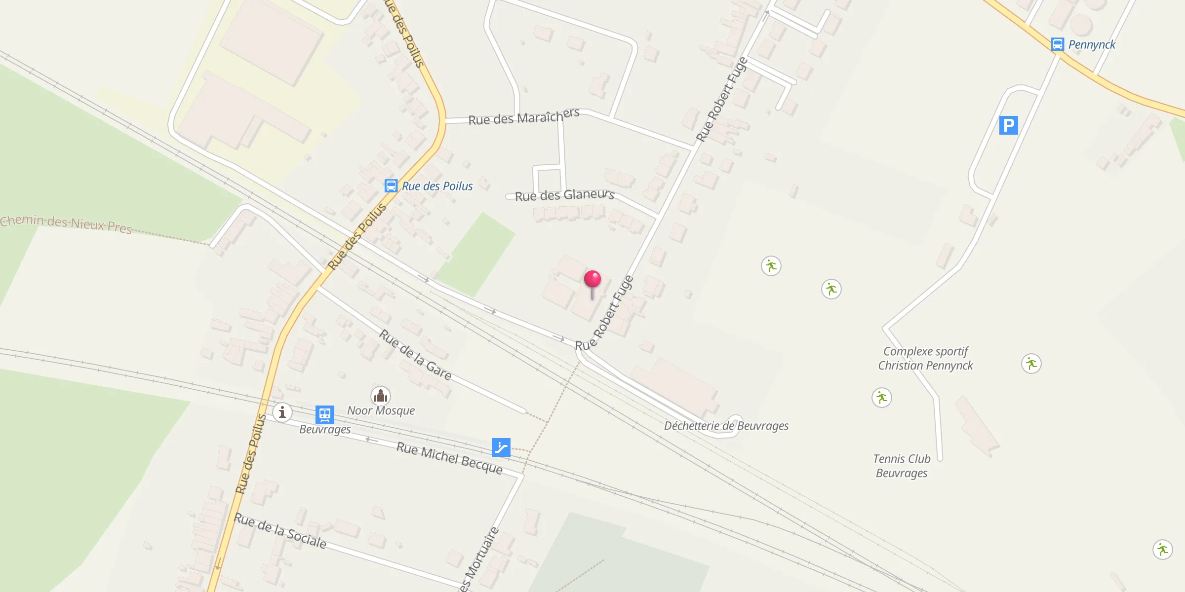 Carte de localisation : Mosquée Assalam