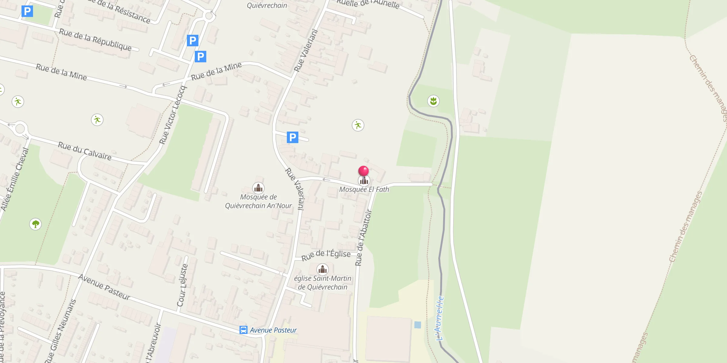 Carte de localisation : Mosquée El Fath