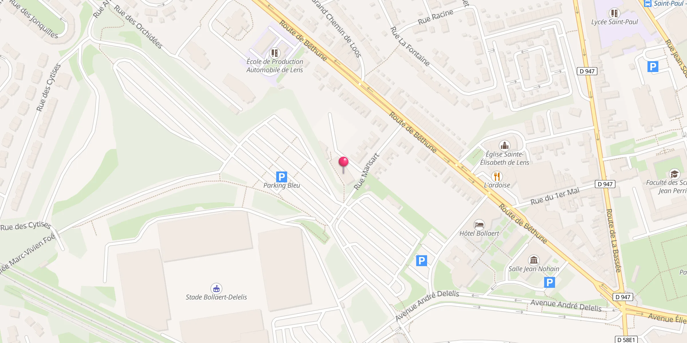 Carte de localisation : Mosquée Abou Bakr