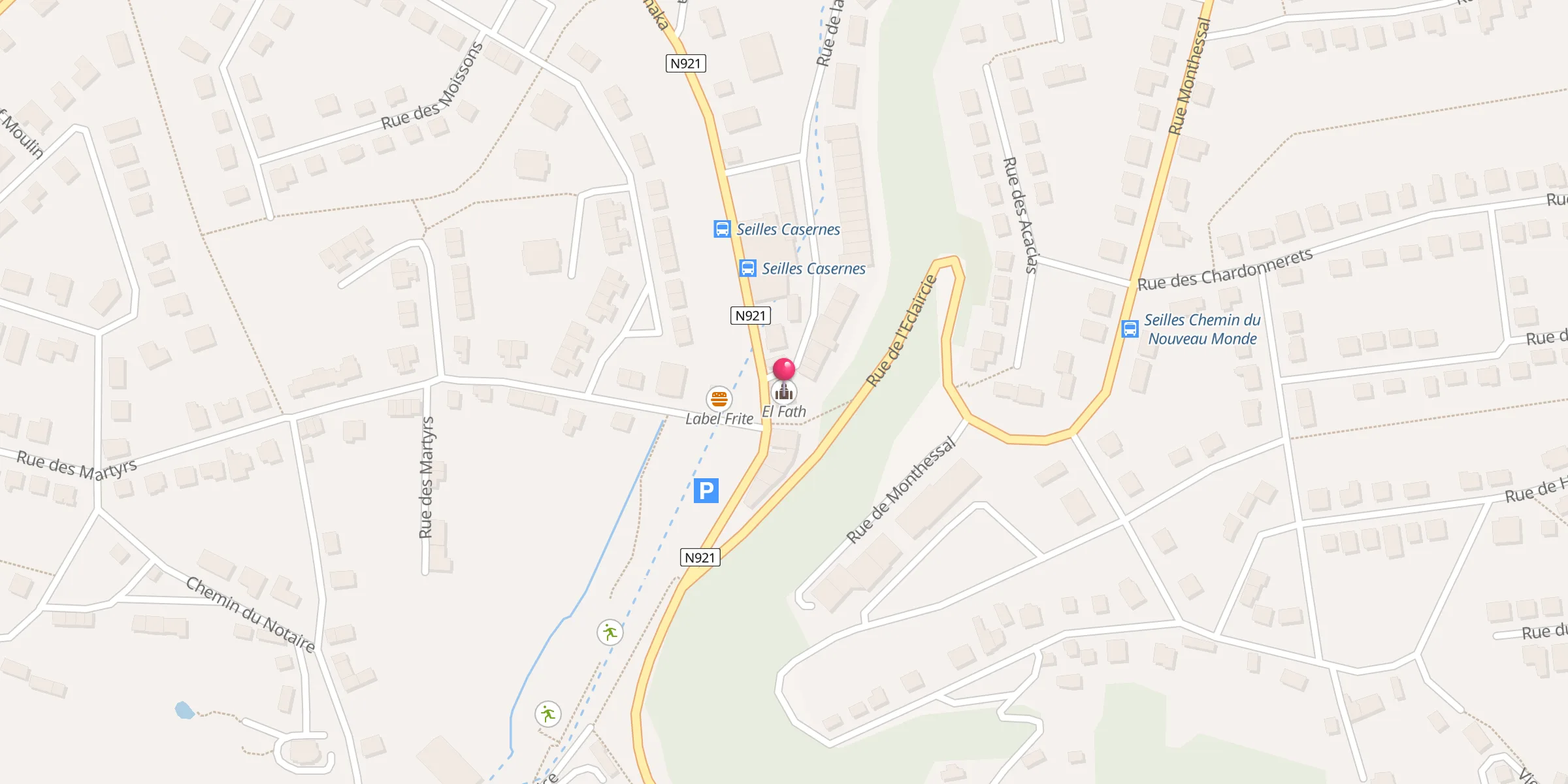 Carte de localisation : El Fath