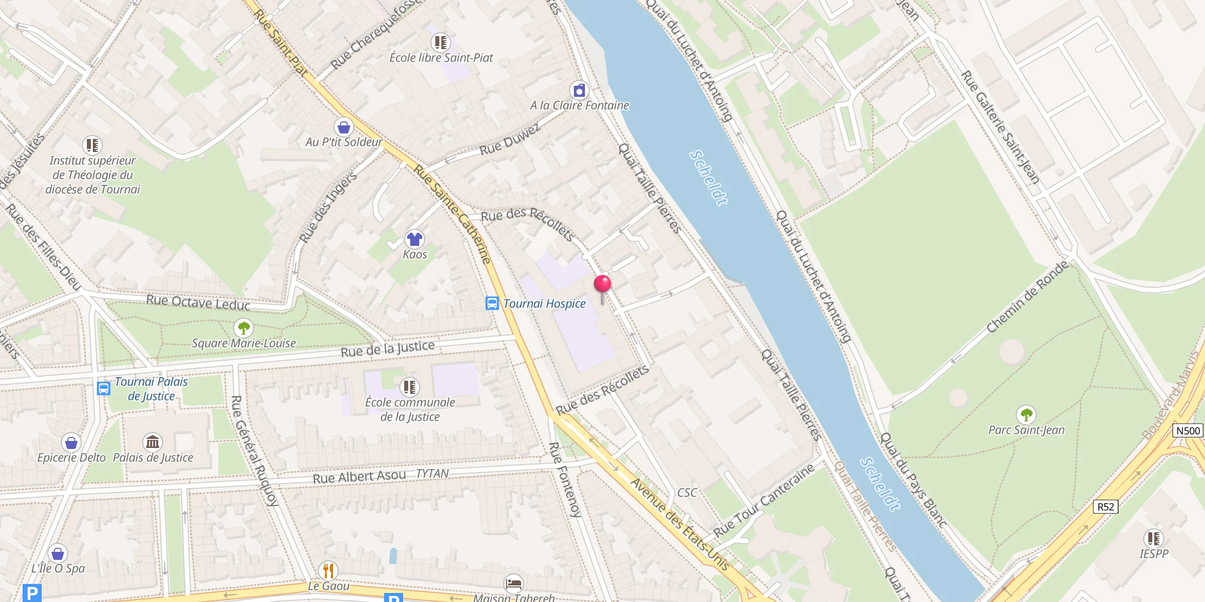 Carte de localisation : Mosquée Abou Bakr