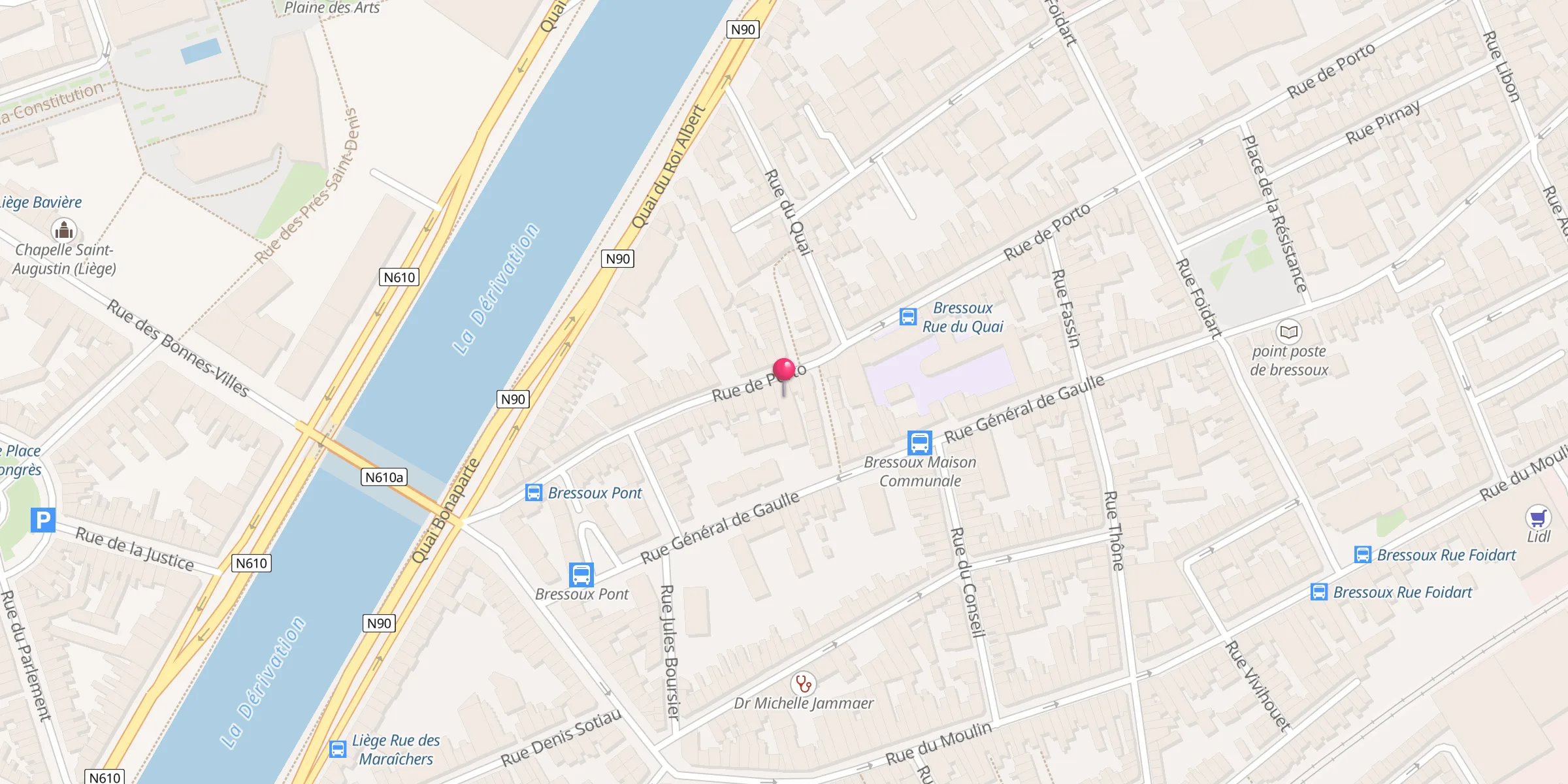 Carte de localisation : Mosquée El Itissam