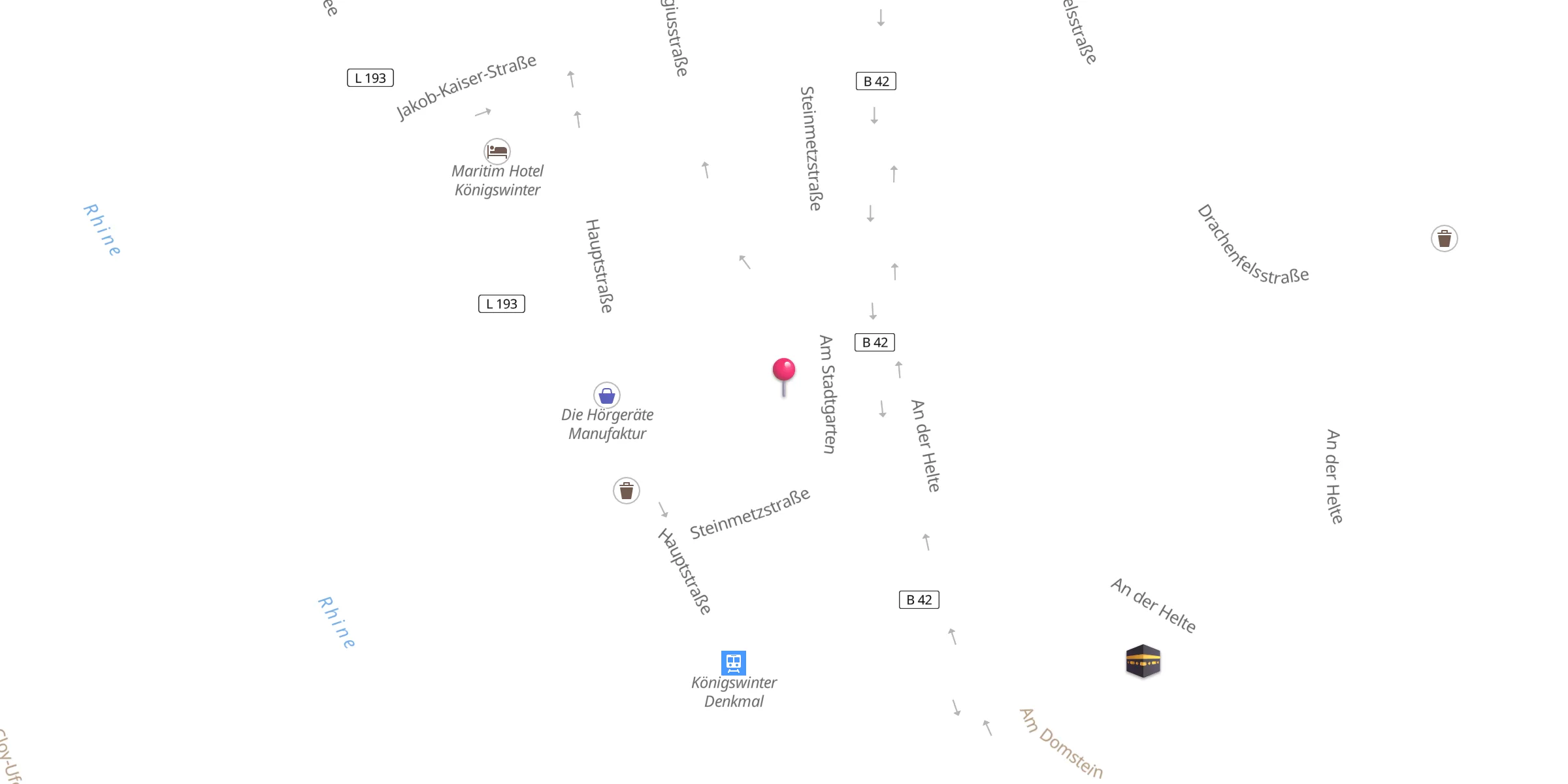 Carte de localisation : Königswinter Moschee