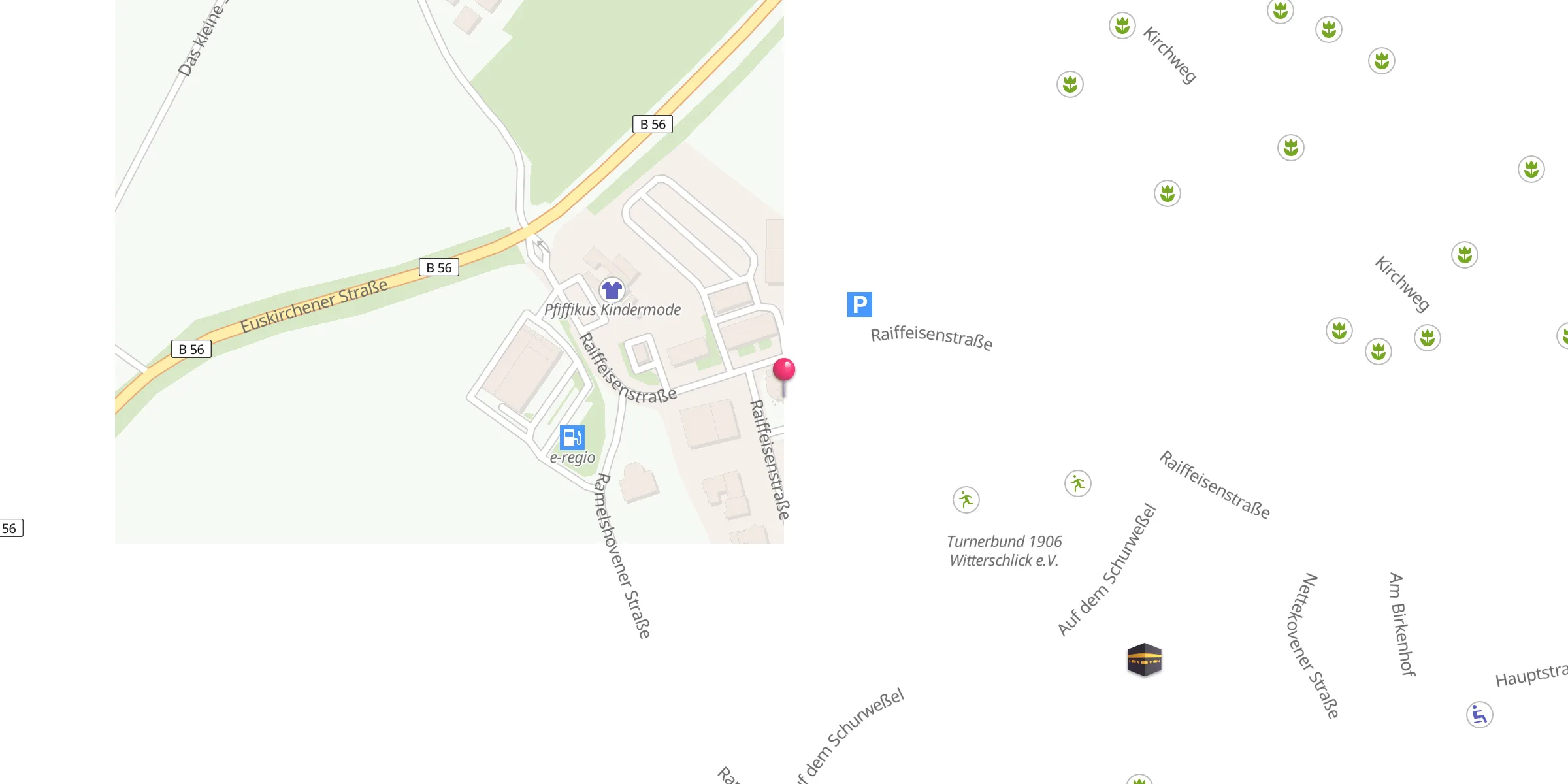 Carte de localisation : Tuğra Moschee Witterschlick
