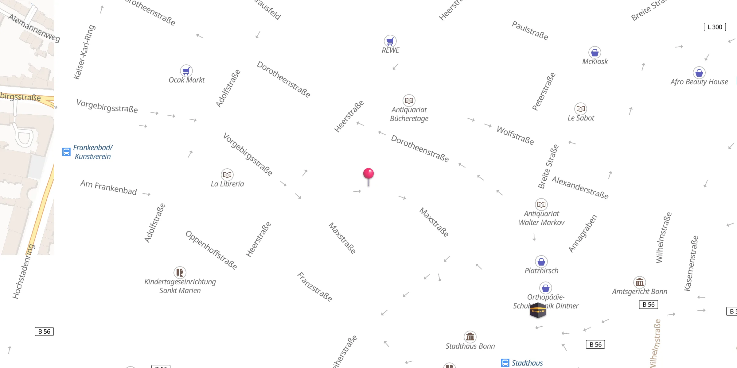 Carte de localisation : Bonner Moschee