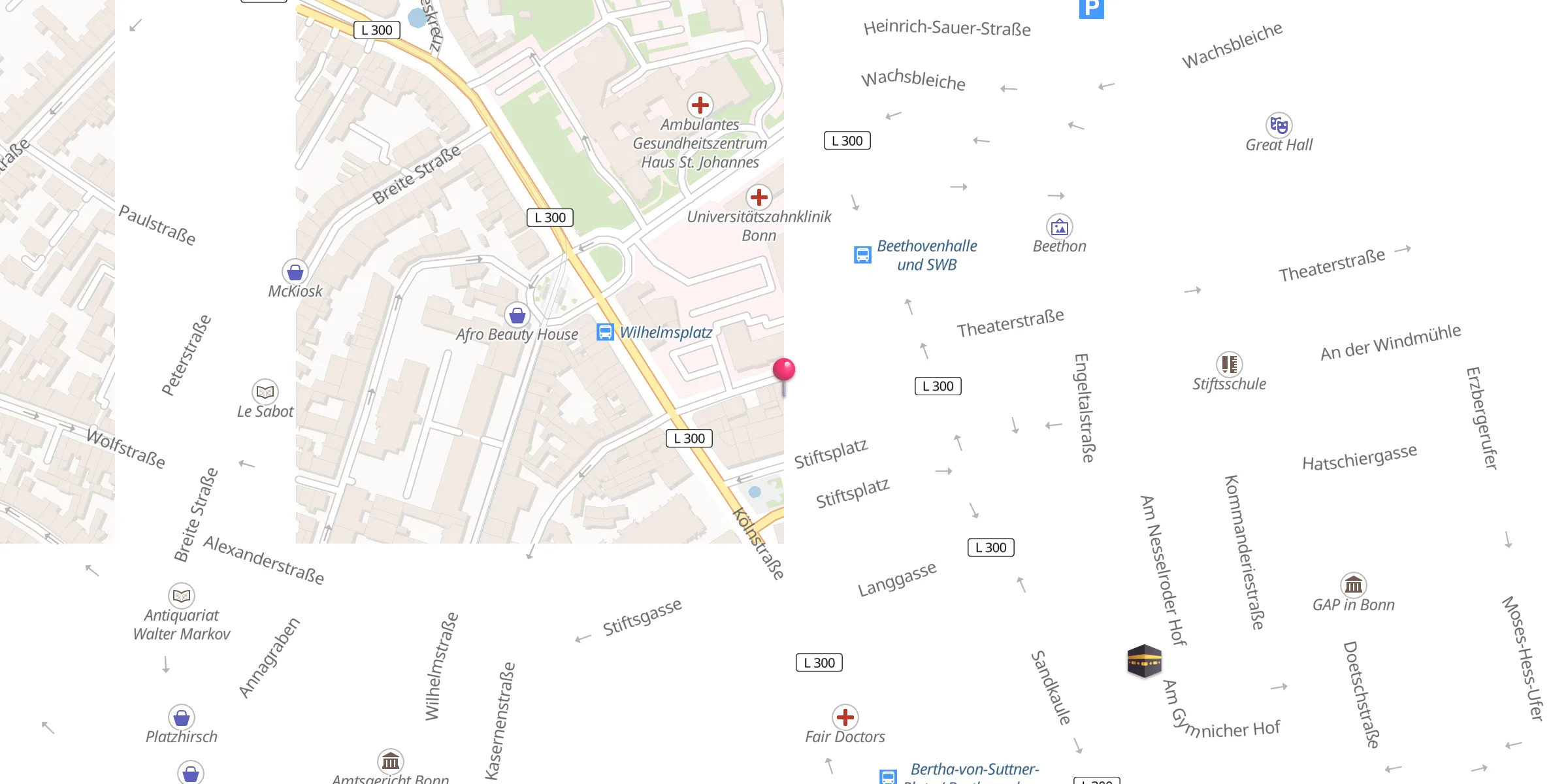 Carte de localisation : Medina Moschee