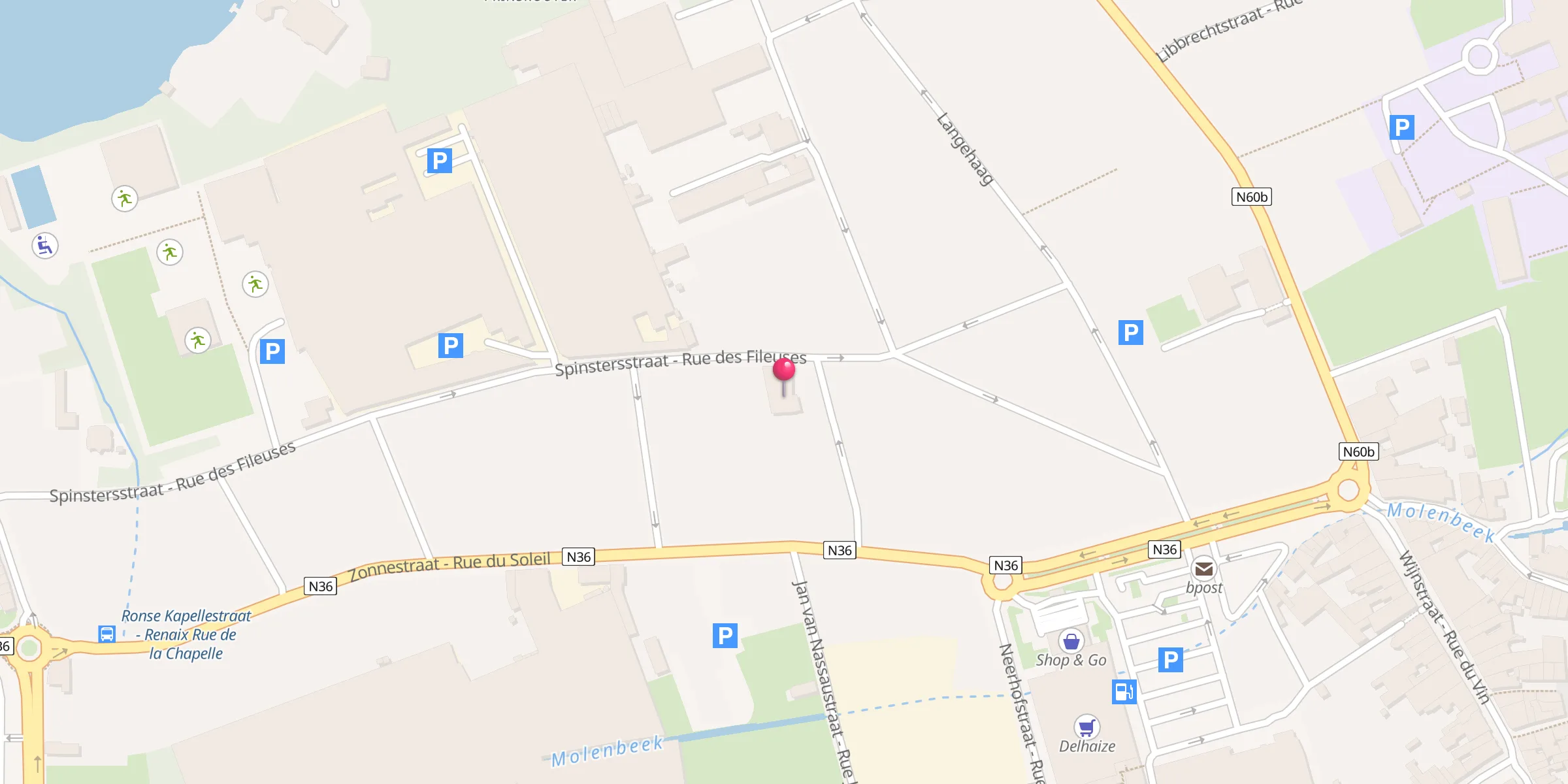 Carte de localisation : Moskee El Forkan