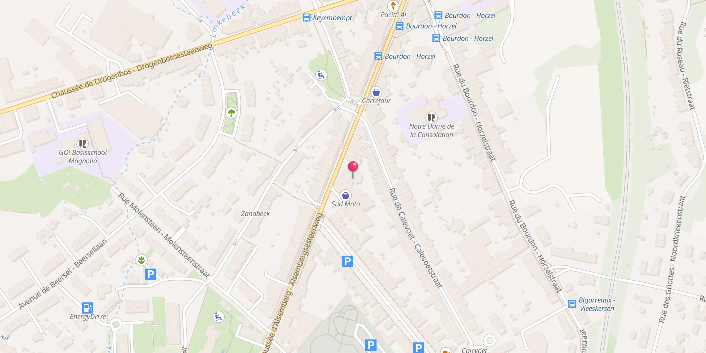 Carte de localisation : Bait-ul-Mujeeb
