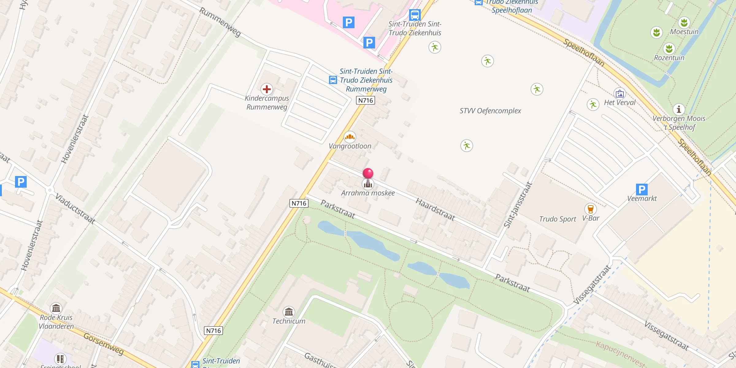 Carte de localisation : Arrahma moskee