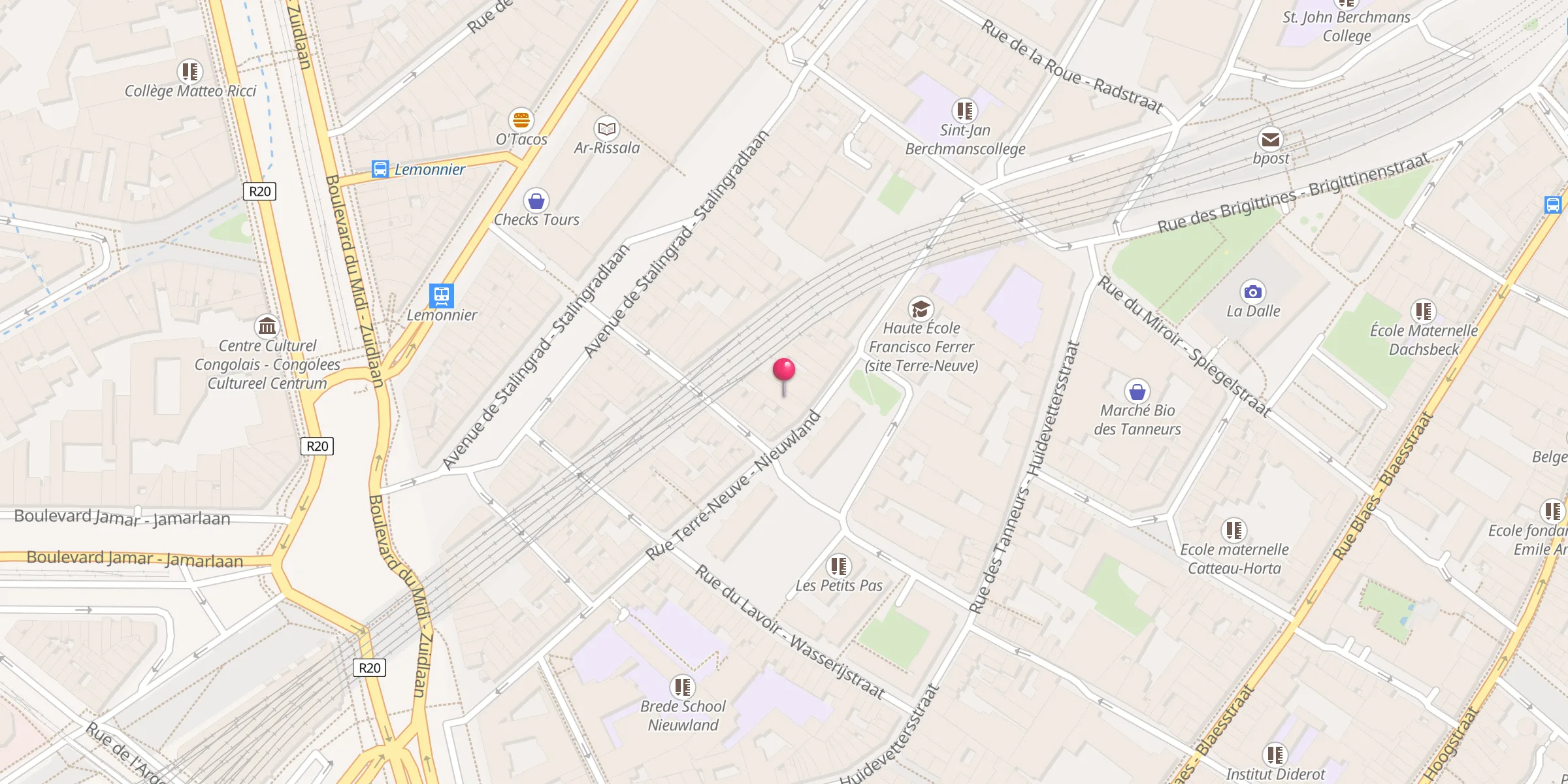 Carte de localisation : Masjid Ettawhid