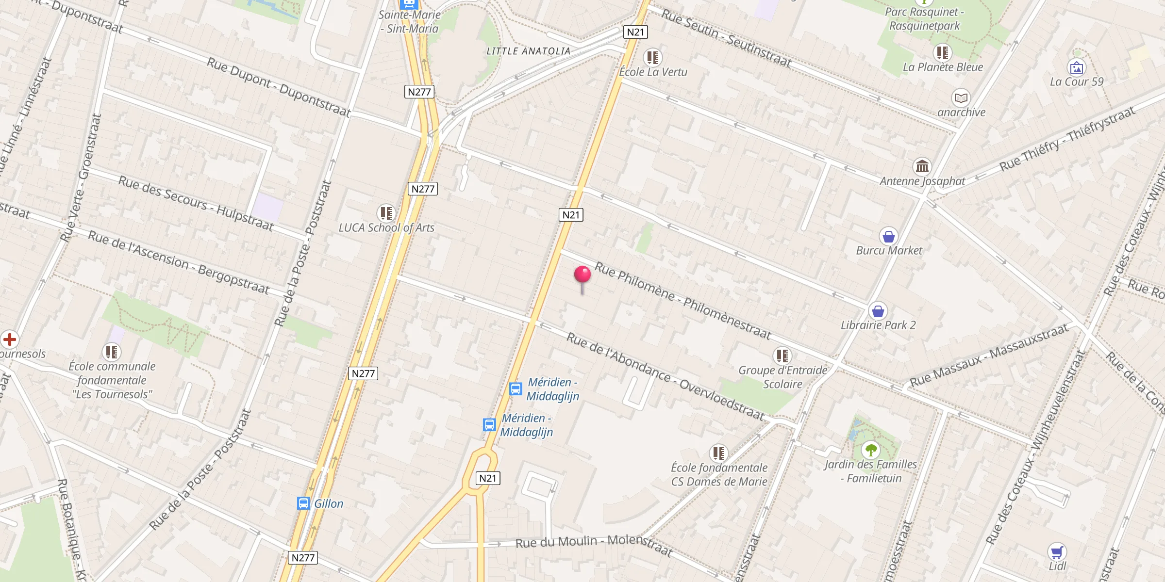 Carte de localisation : Fatih Camii