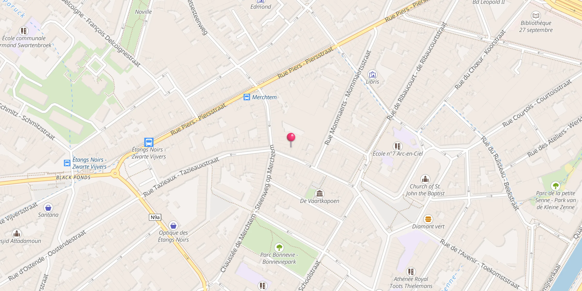 Carte de localisation : Mosquée El Moutakine