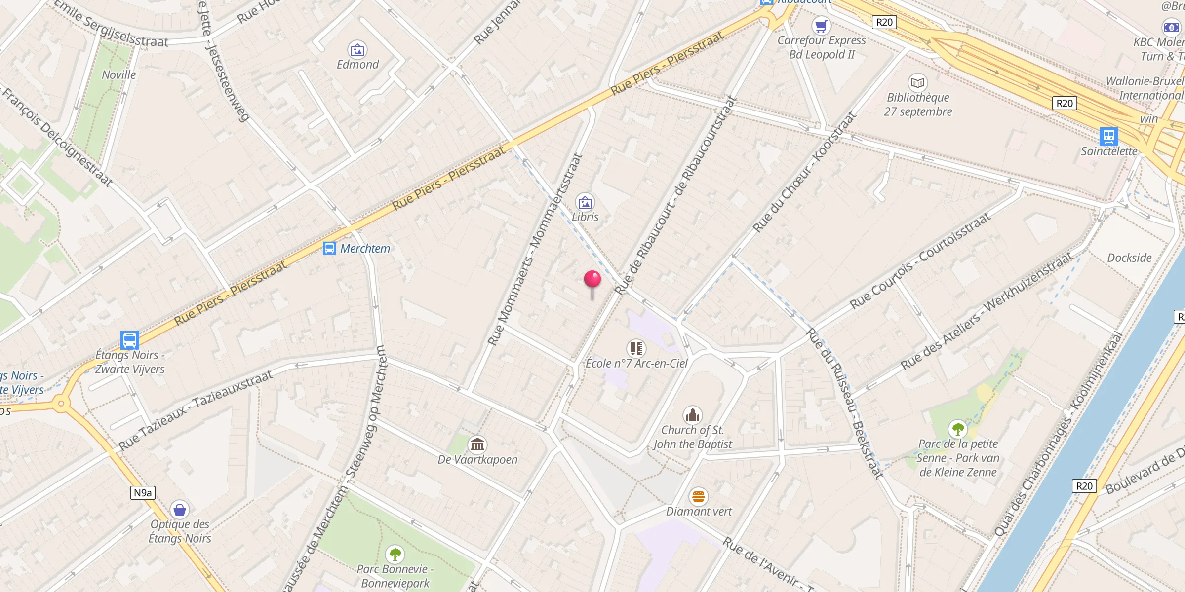 Carte de localisation : Mevlana Cami