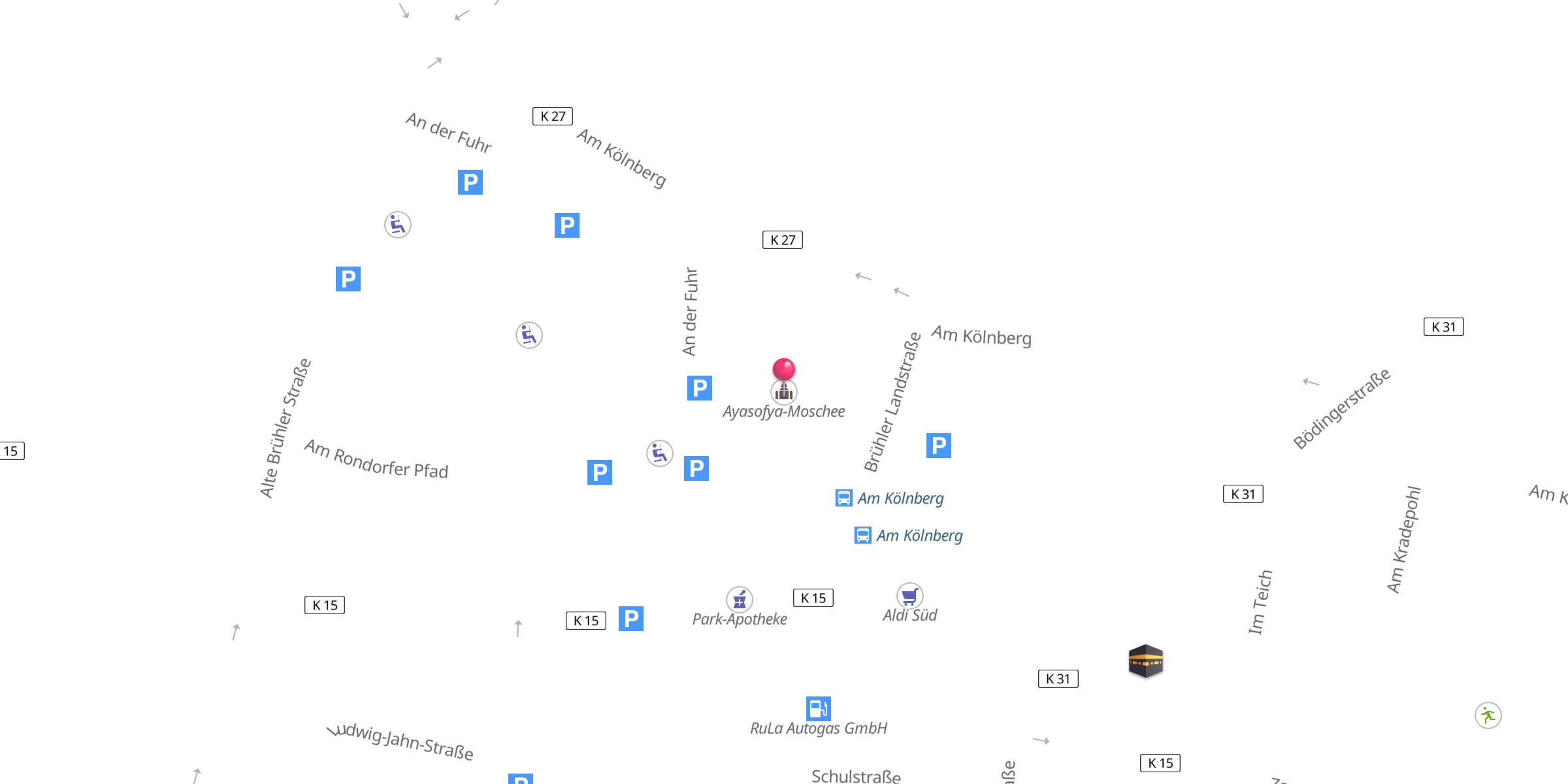 Carte de localisation : Ayasofya-Moschee