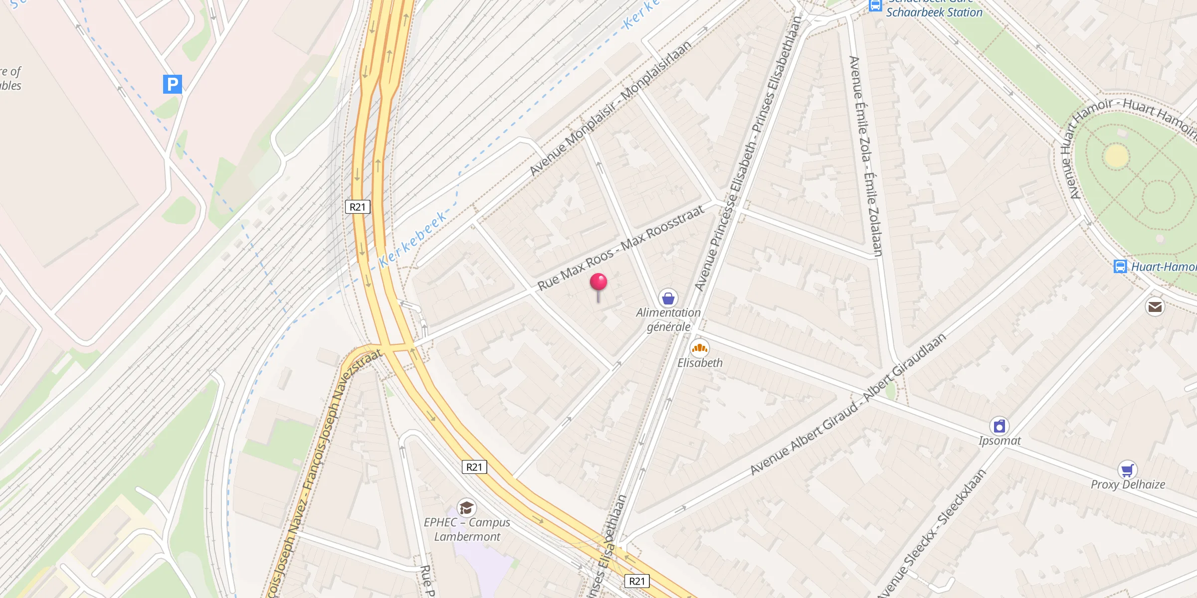 Carte de localisation : Mosquée Ahl Allah