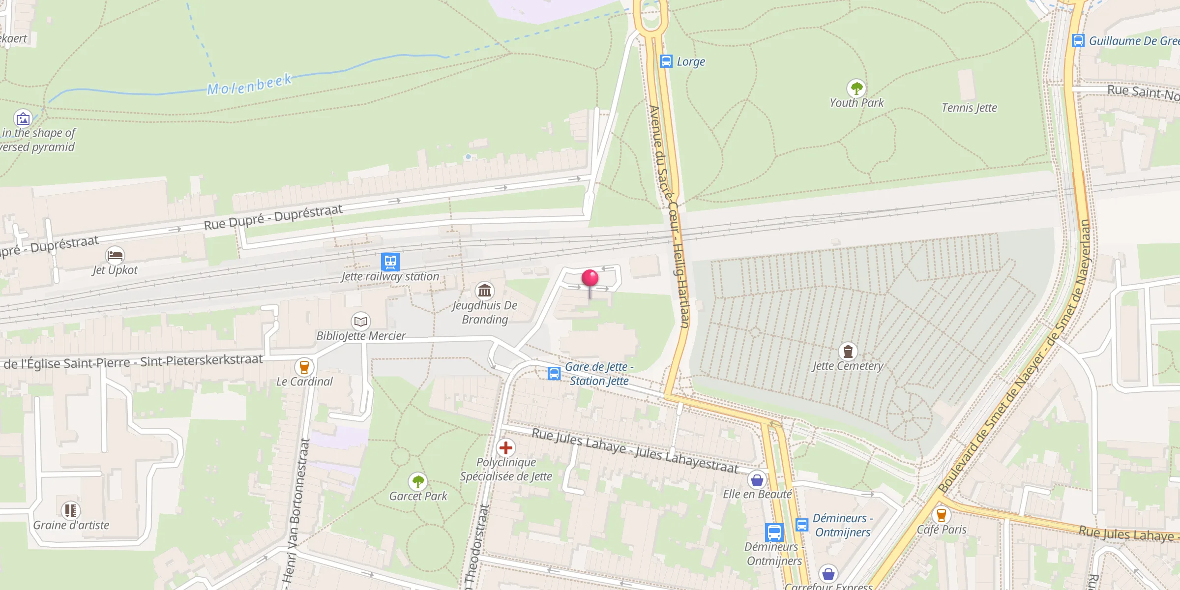 Carte de localisation : Masjid Ibn Rushd