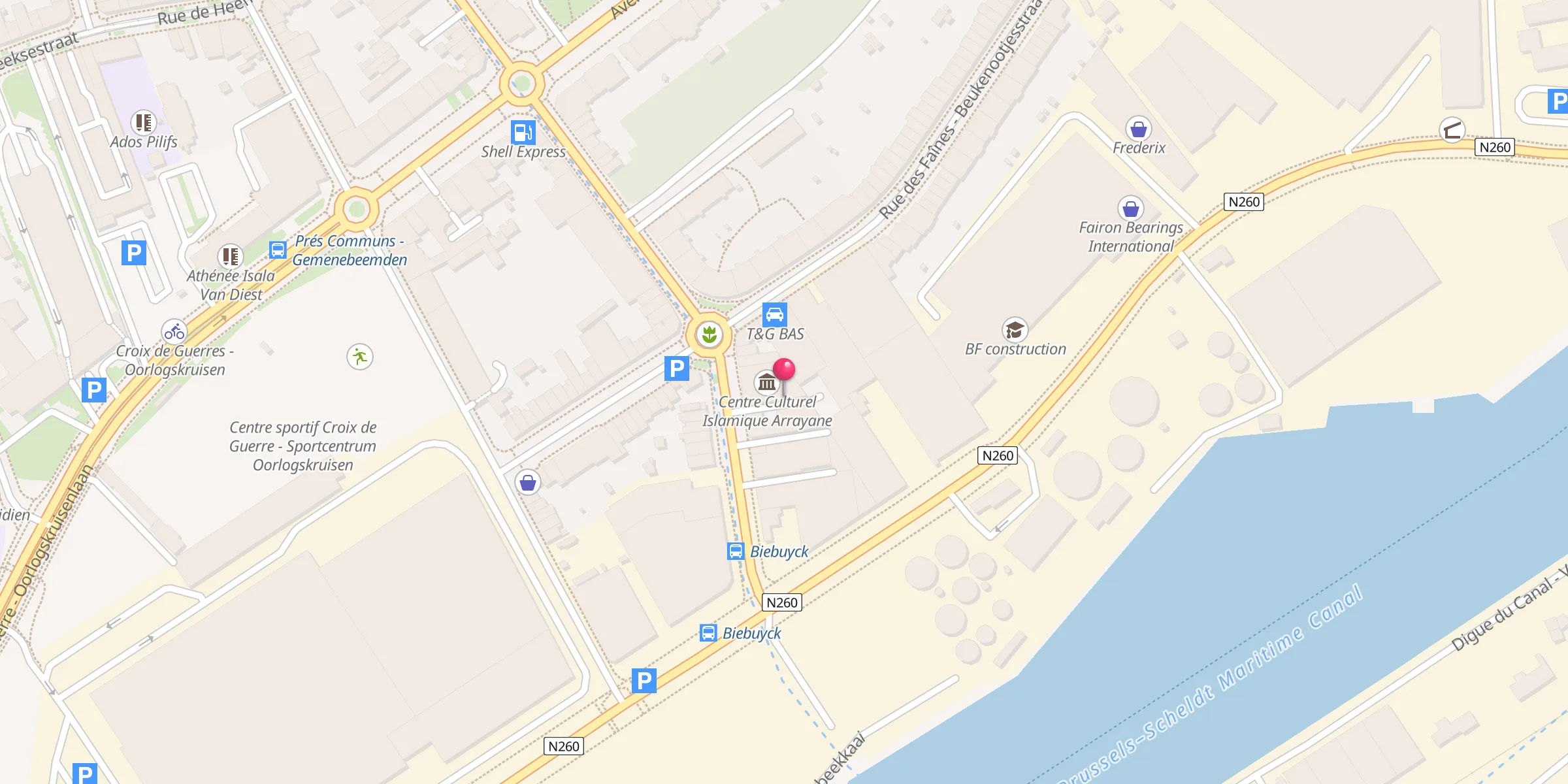 Carte de localisation : Masjid Ar Rayane