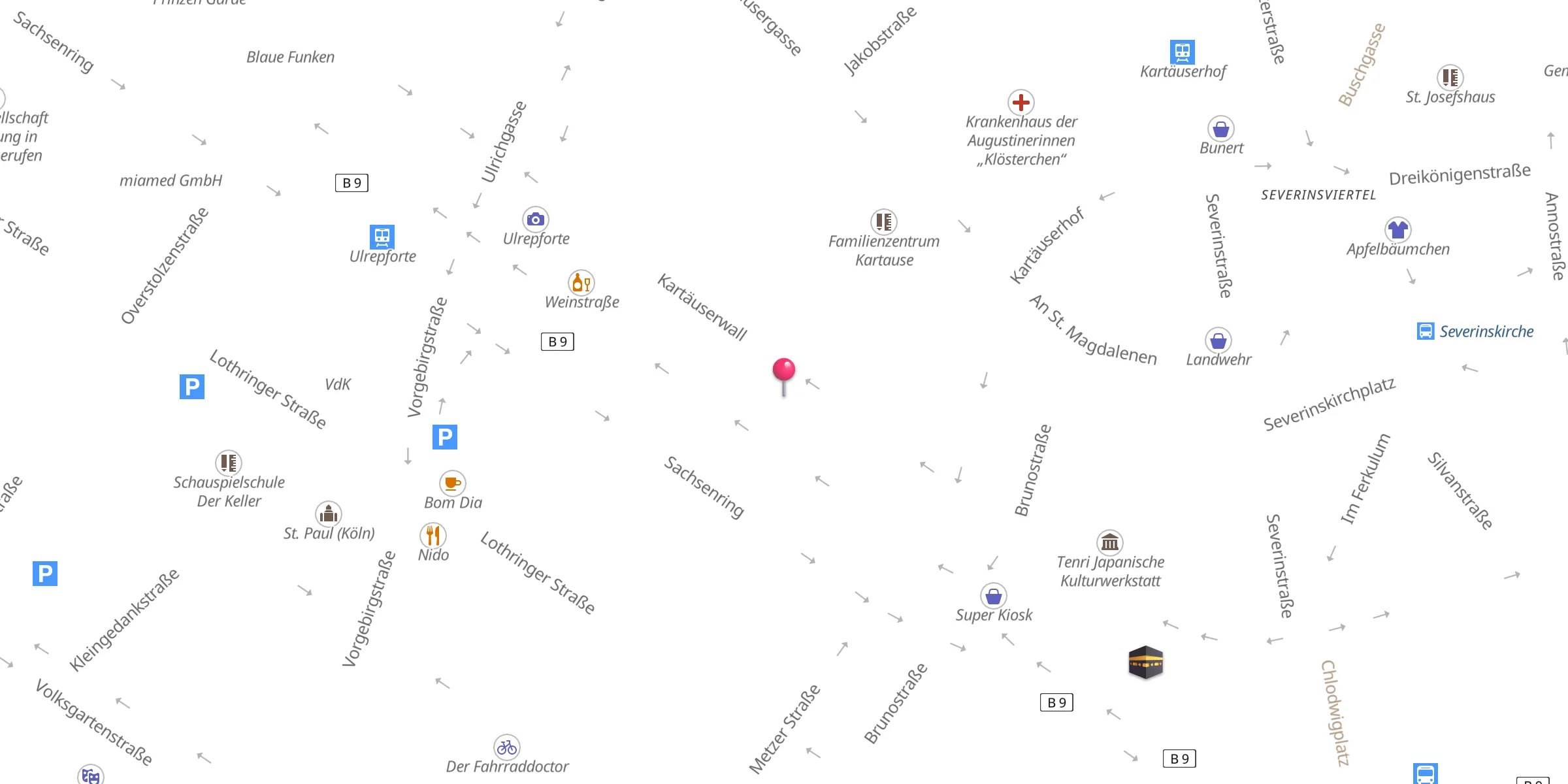 Carte de localisation : Hoca Ahmet Yesevi Moschee