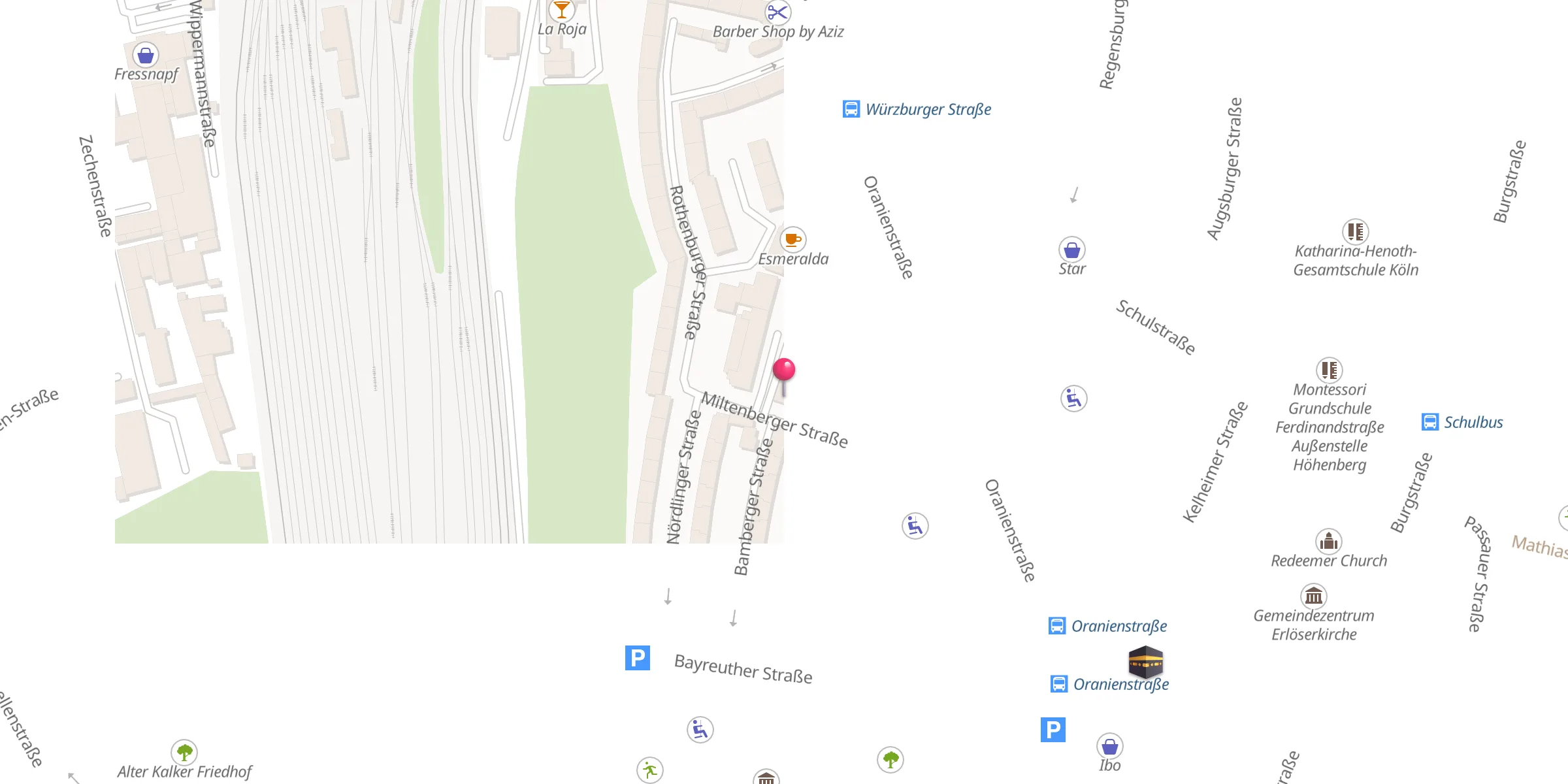 Carte de localisation : Al-Nur Moschee