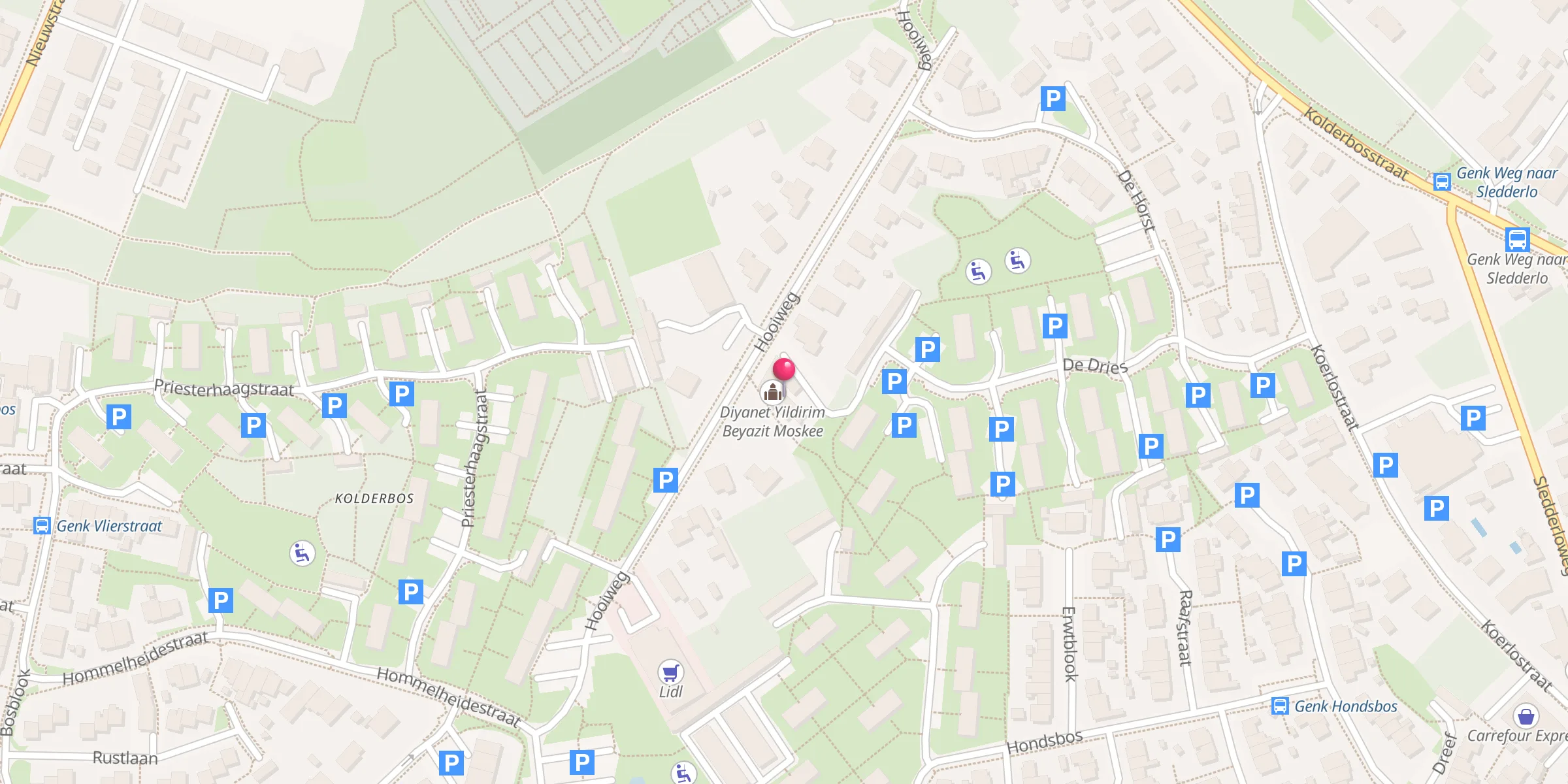 Carte de localisation : Diyanet Yildirim Beyazit Moskee
