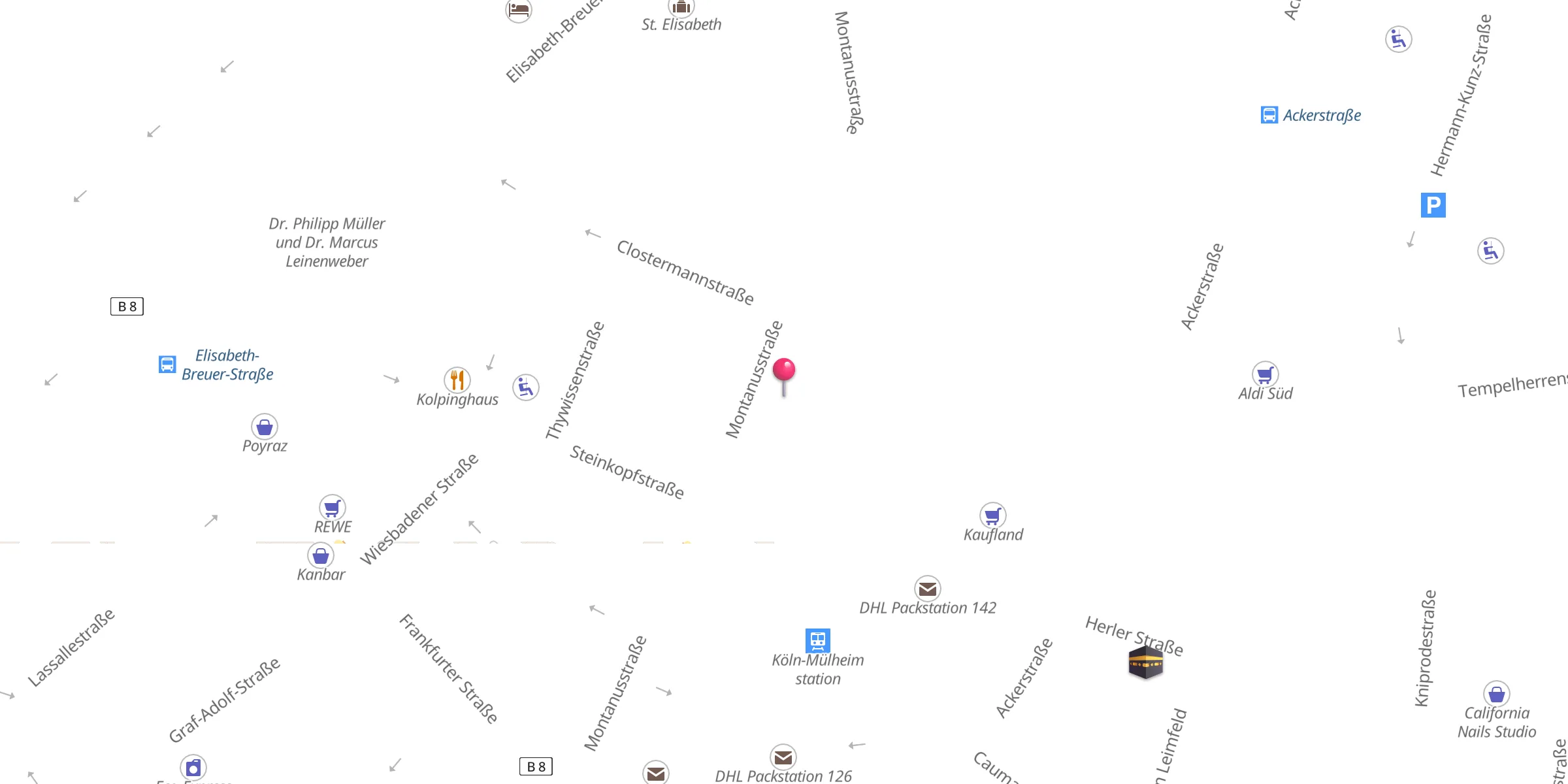 Carte de localisation : Alevitisches Gemeindehaus Hacı Bektaş Veli (Cemevi)