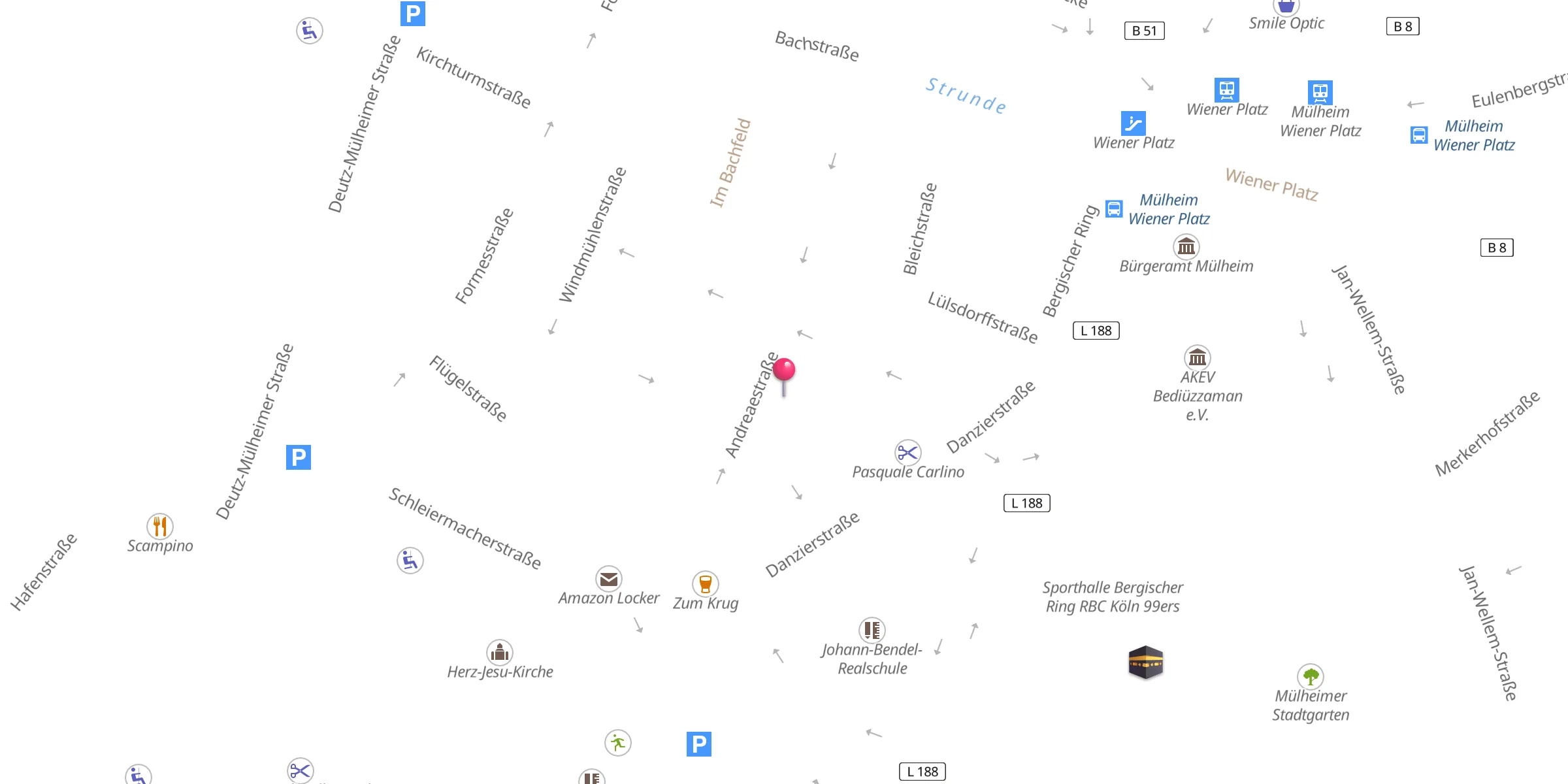 Carte de localisation : El-Furkan Moschee