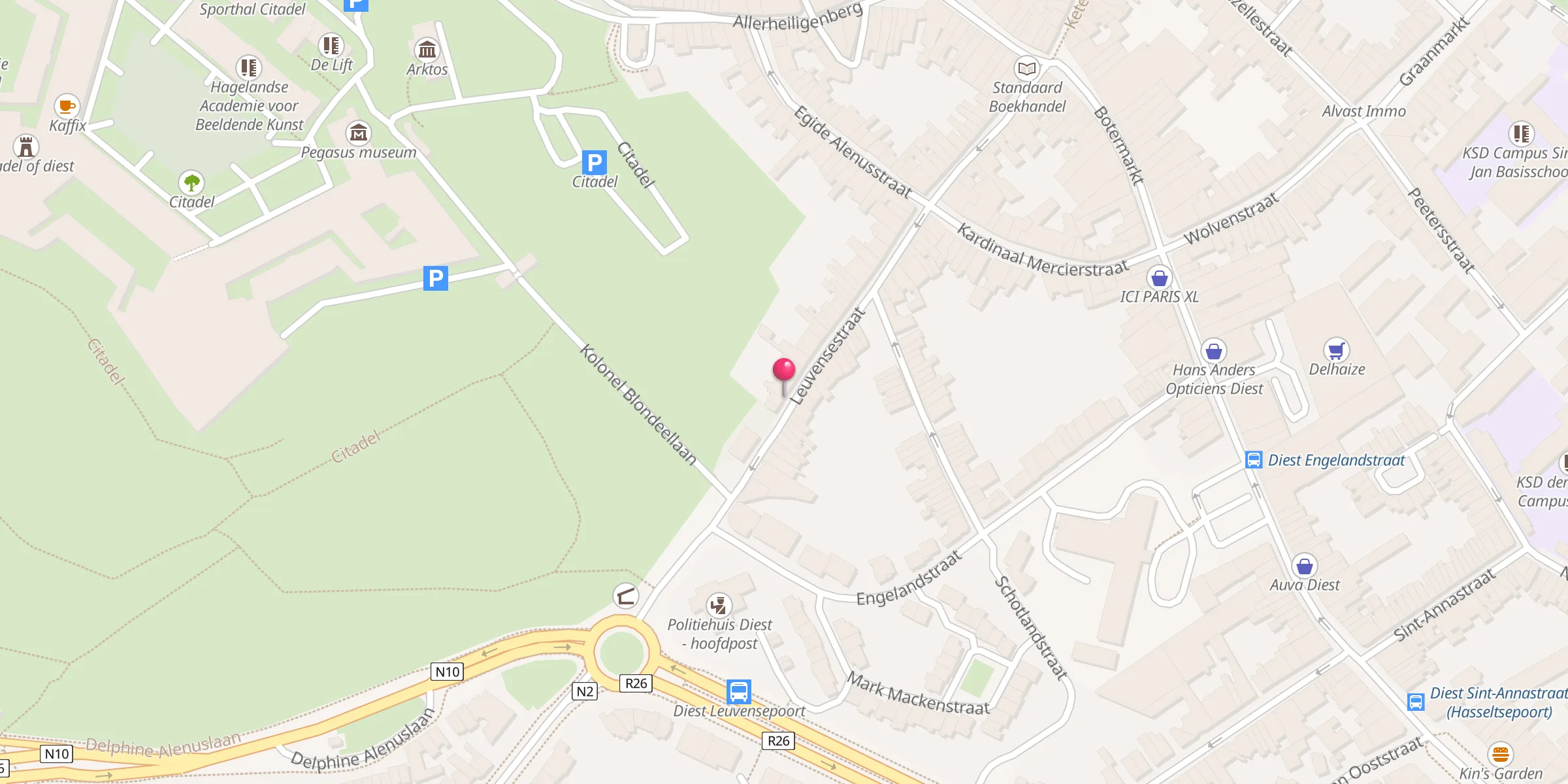 Carte de localisation : Al Nour Moskee