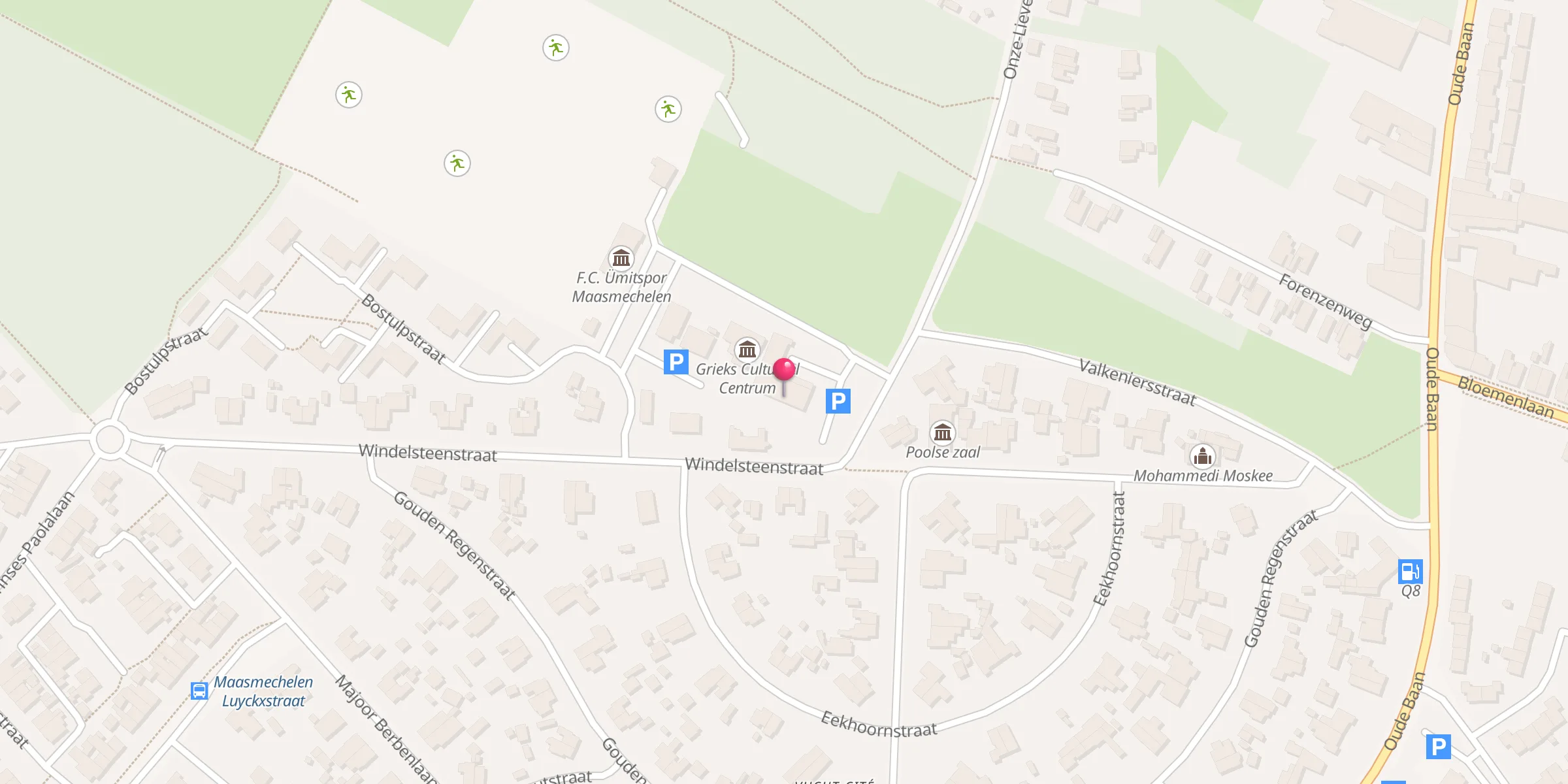 Carte de localisation : El Islaam Moskee