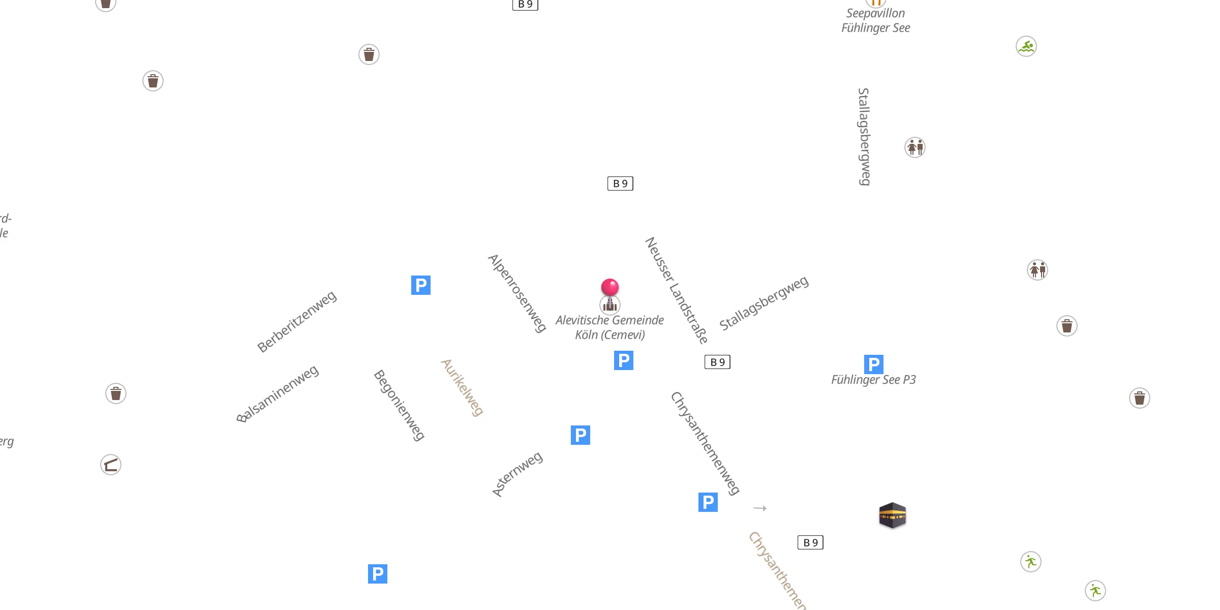 Carte de localisation : Alevitische Gemeinde Köln (Cemevi)