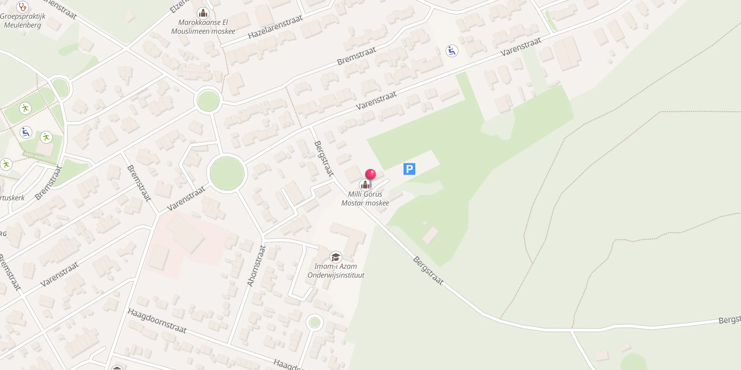 Carte de localisation : Milli Görüs Mostar moskee