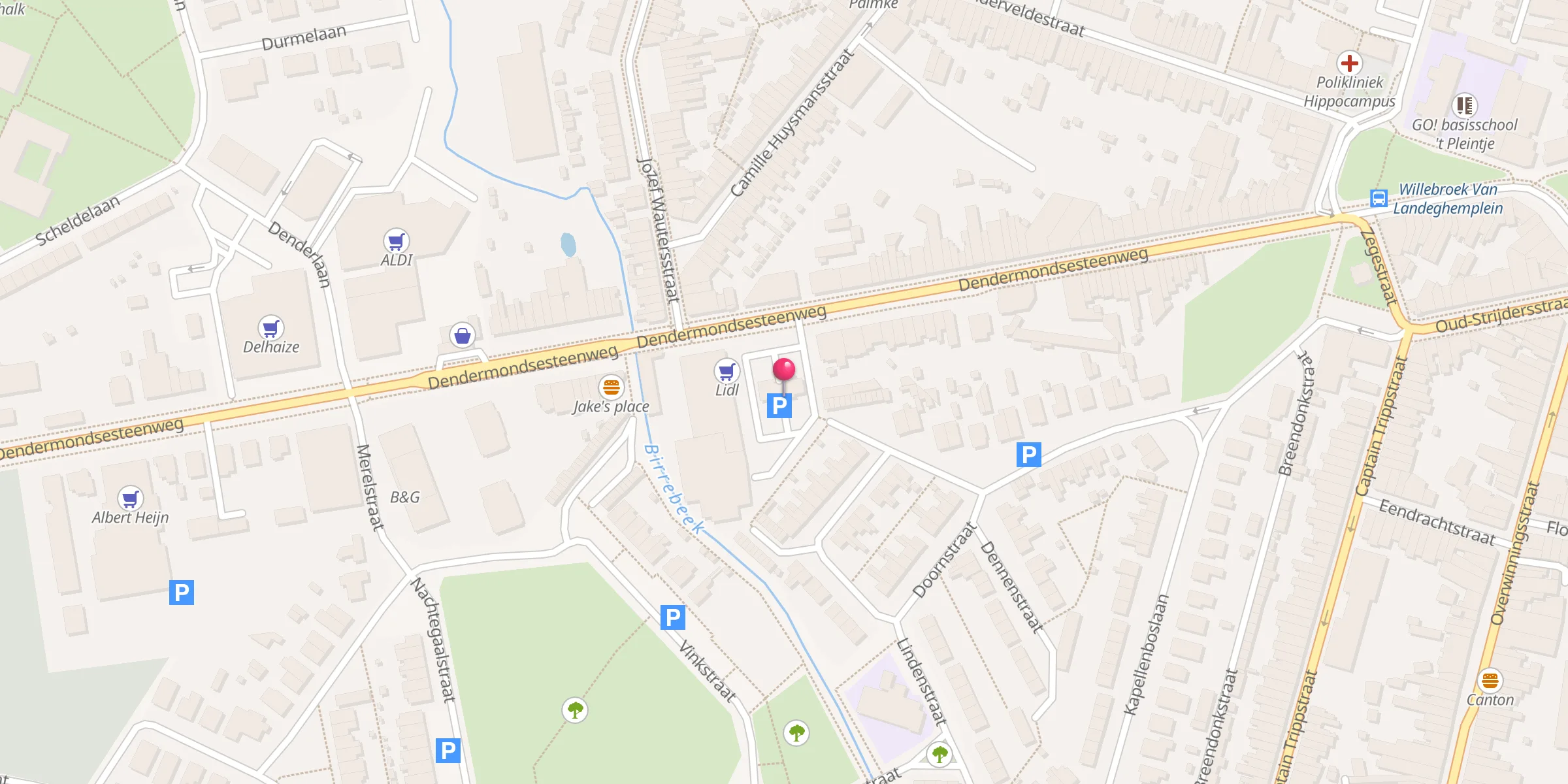 Carte de localisation : Moskee Al-Islami