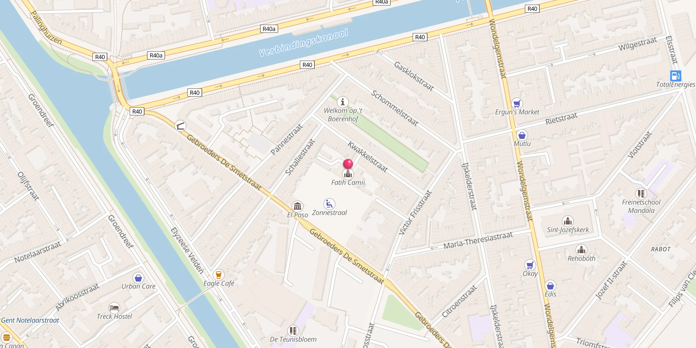 Carte de localisation : Fatih Camii