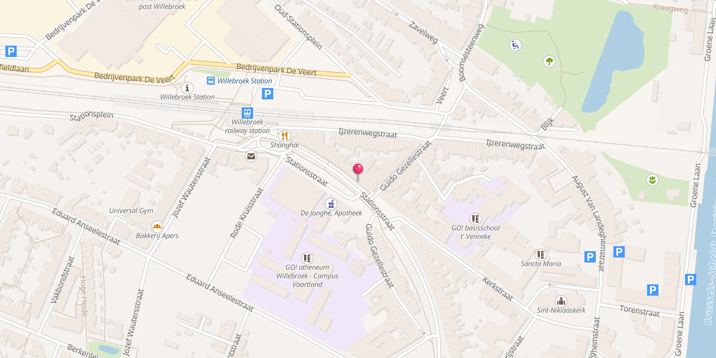 Carte de localisation : Moskee Yunus Emre