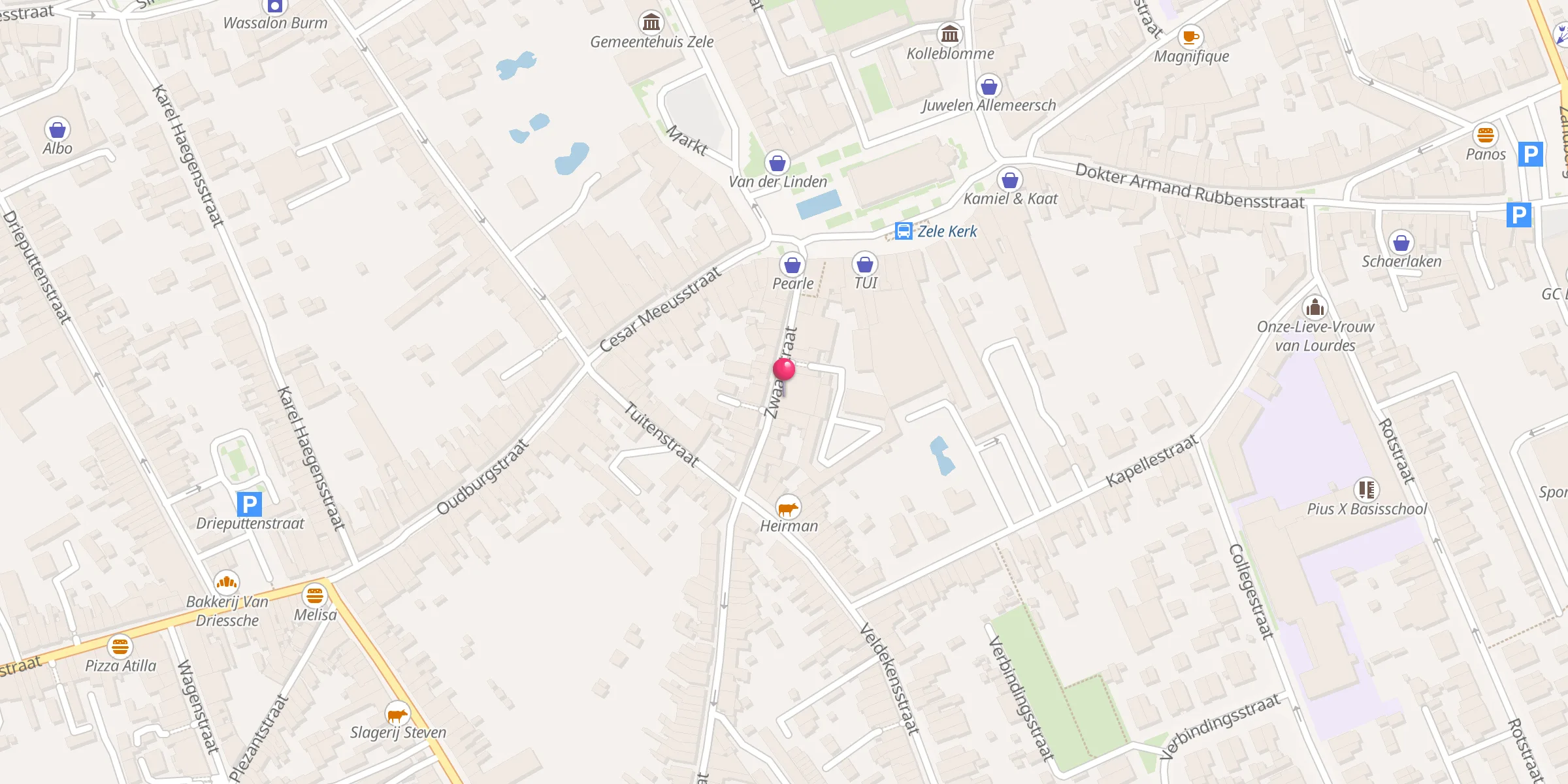 Carte de localisation : Eyyub El-Ensari Moskee