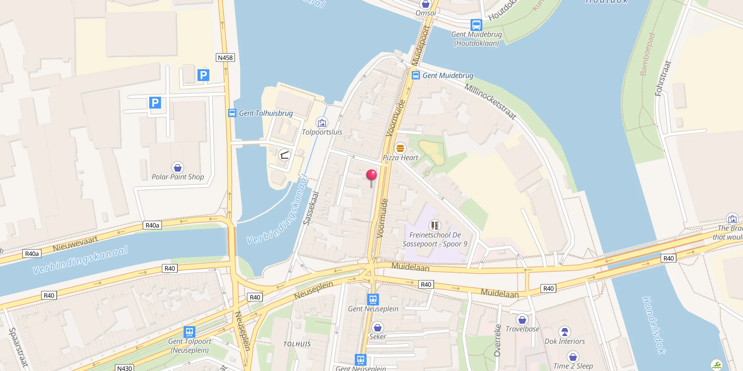Carte de localisation : Moskee Etihad-ul-Muslimeen
