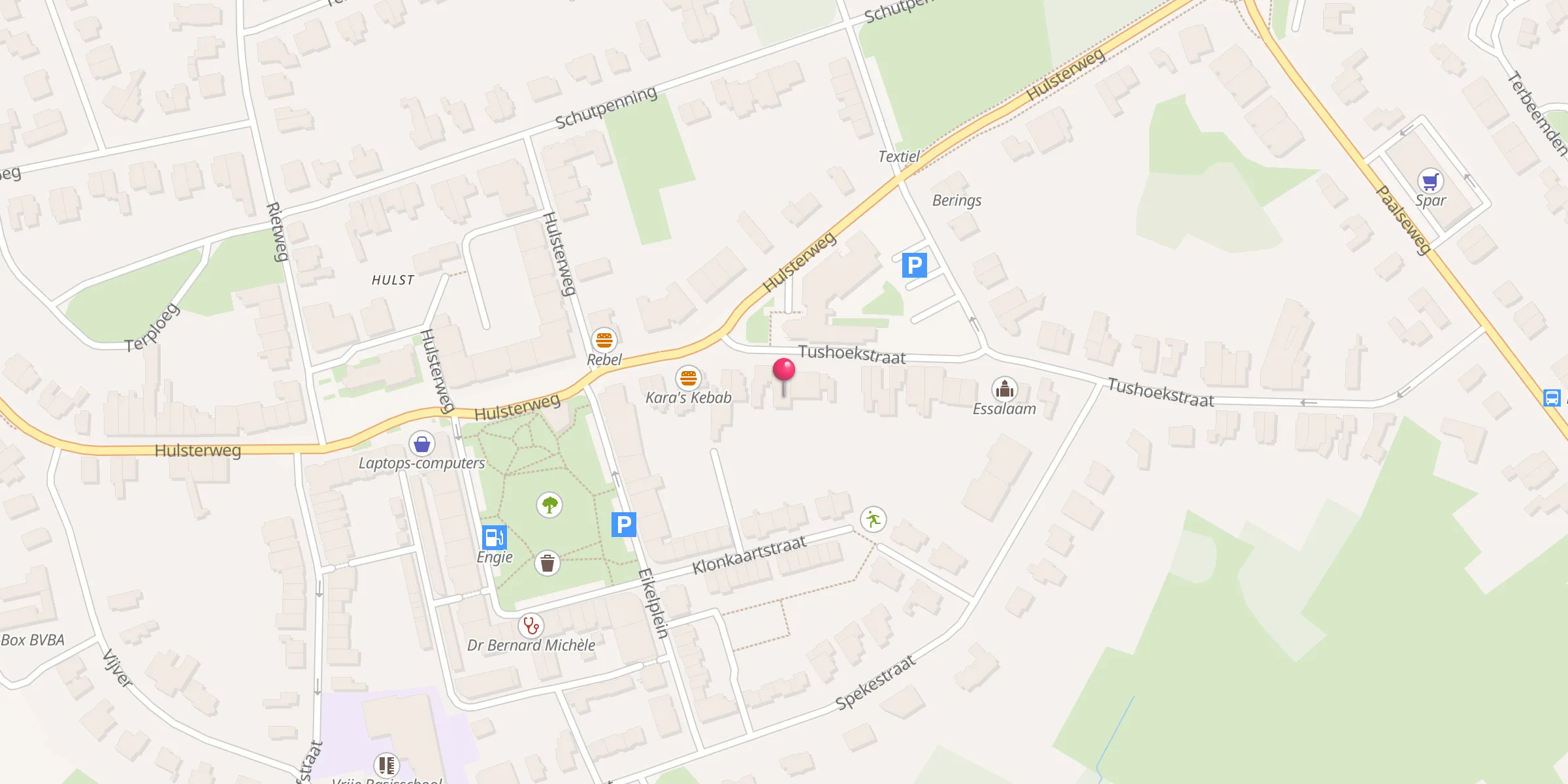 Carte de localisation : Diyanet Tessenderlo Moskee