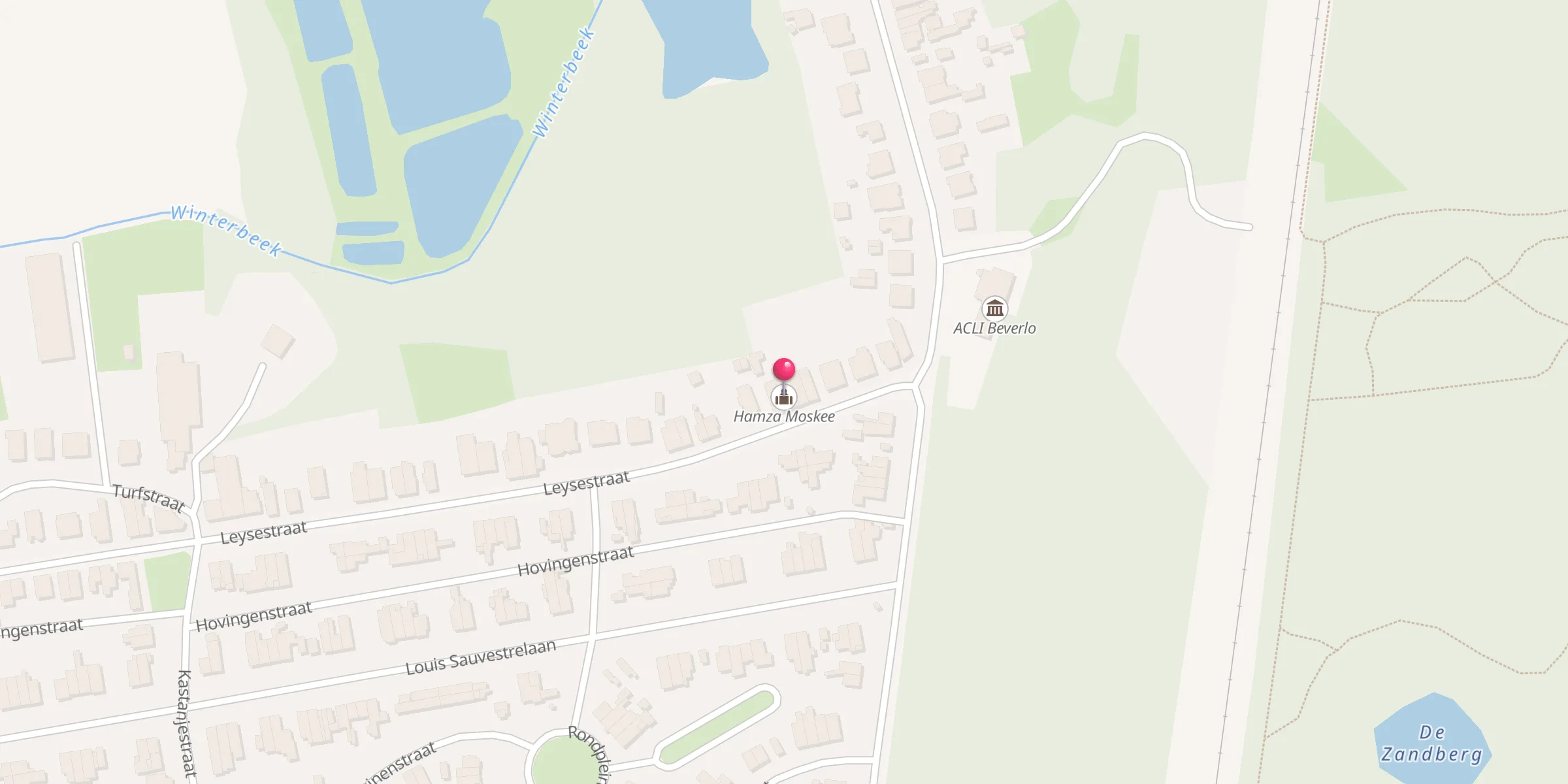 Carte de localisation : Hamza Moskee