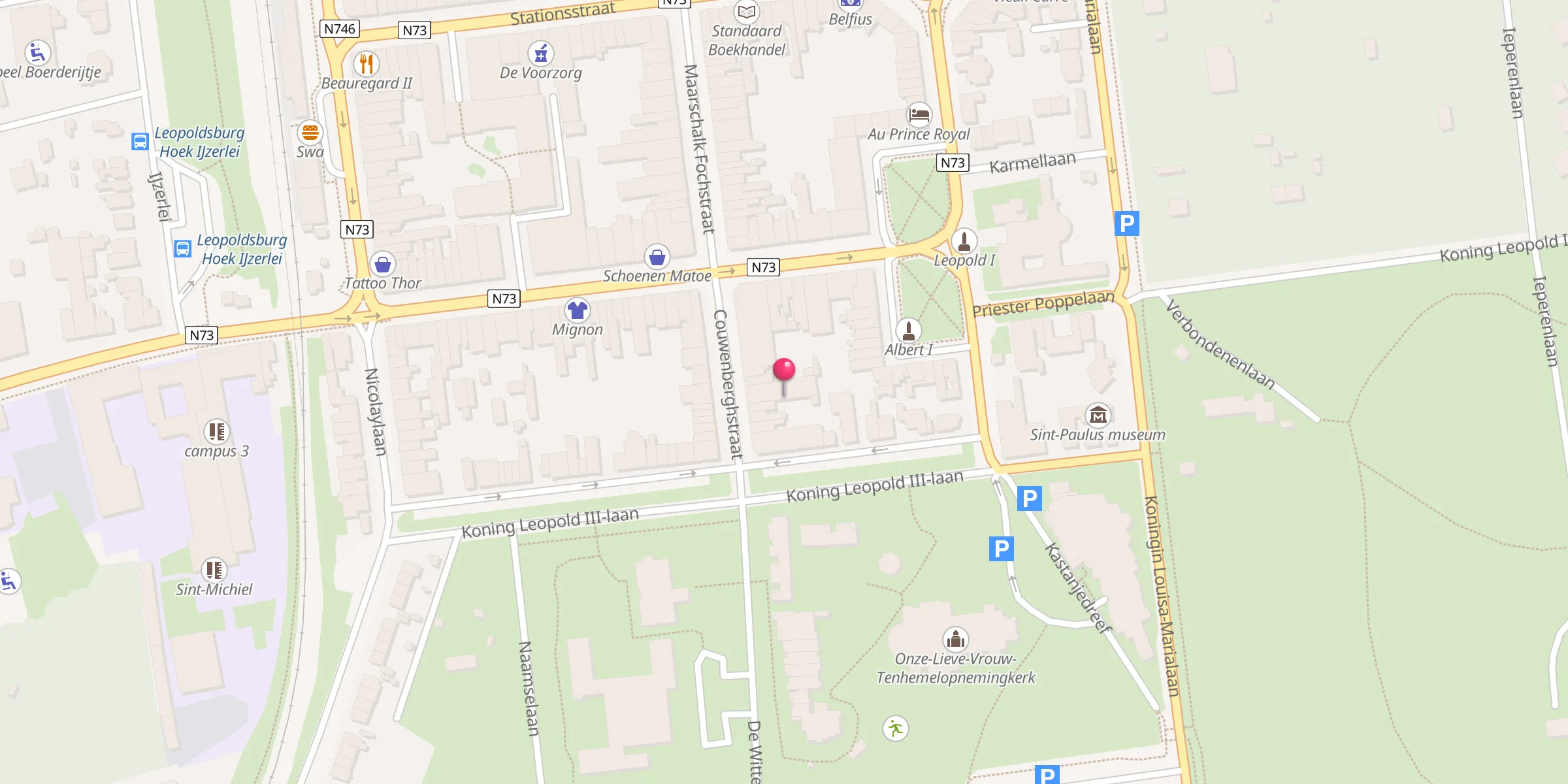 Carte de localisation : Merkez Moskee